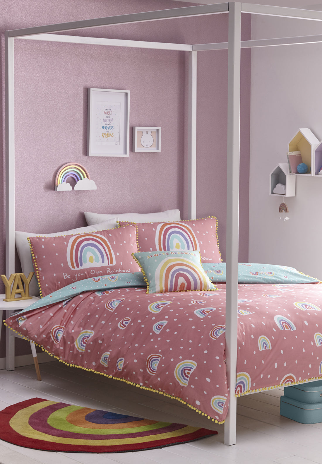 The Home Collection Over The Rainbow Duvet Cover Set 1 Shaws Department Stores