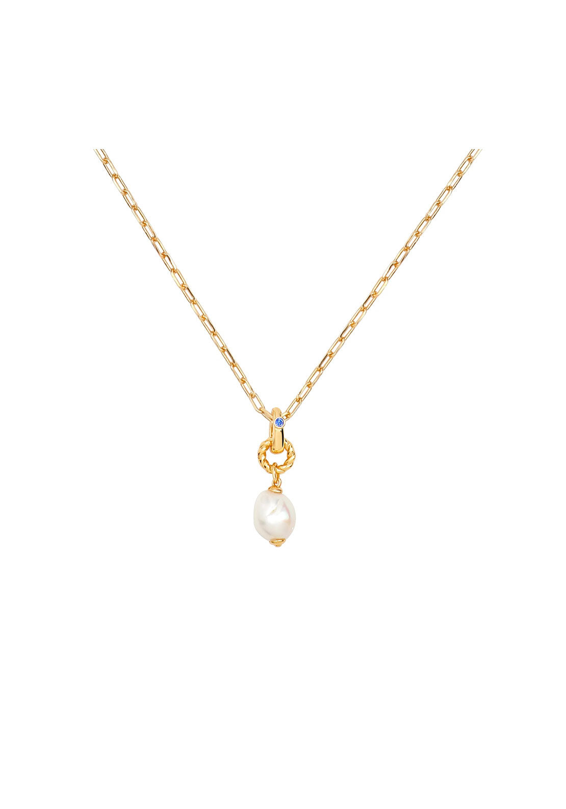 Newbridge Jewellery Sappho Baroque Pearl Pendant - Gold 1 Shaws Department Stores