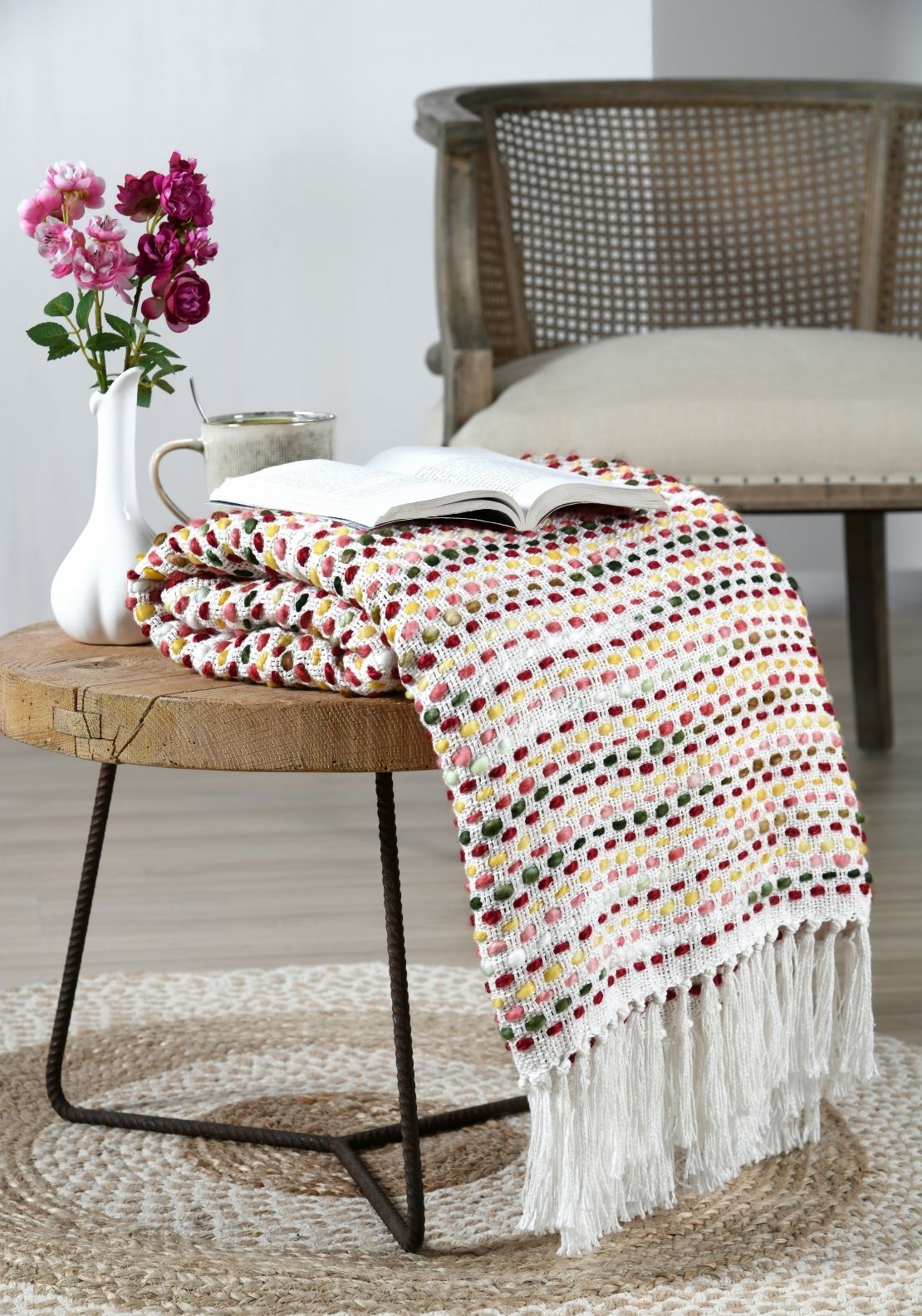 Archy Plaid Throw - Multicolour