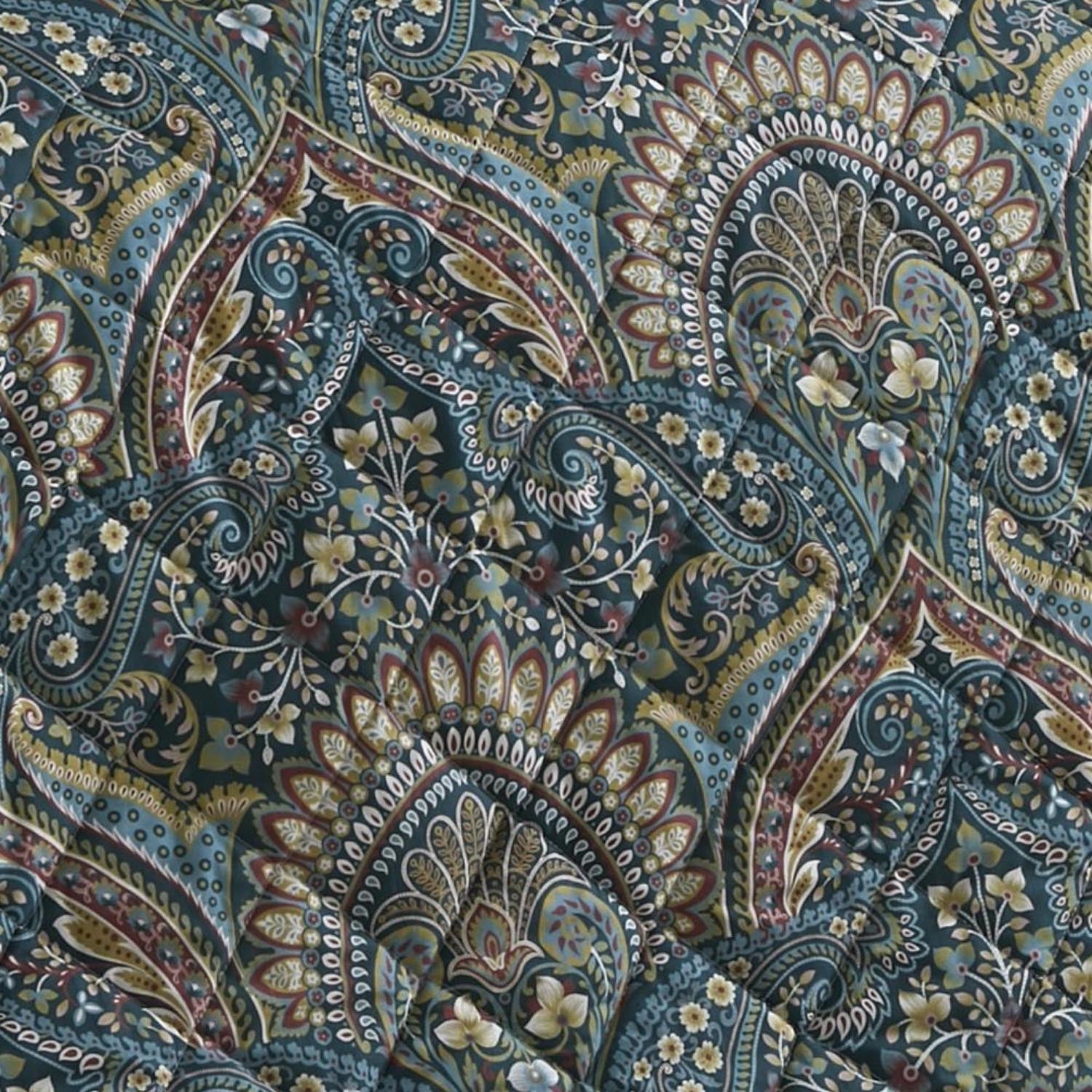 The Home Collection Palace Paisley Duvet Cover Set - Teal 3 Shaws Department Stores