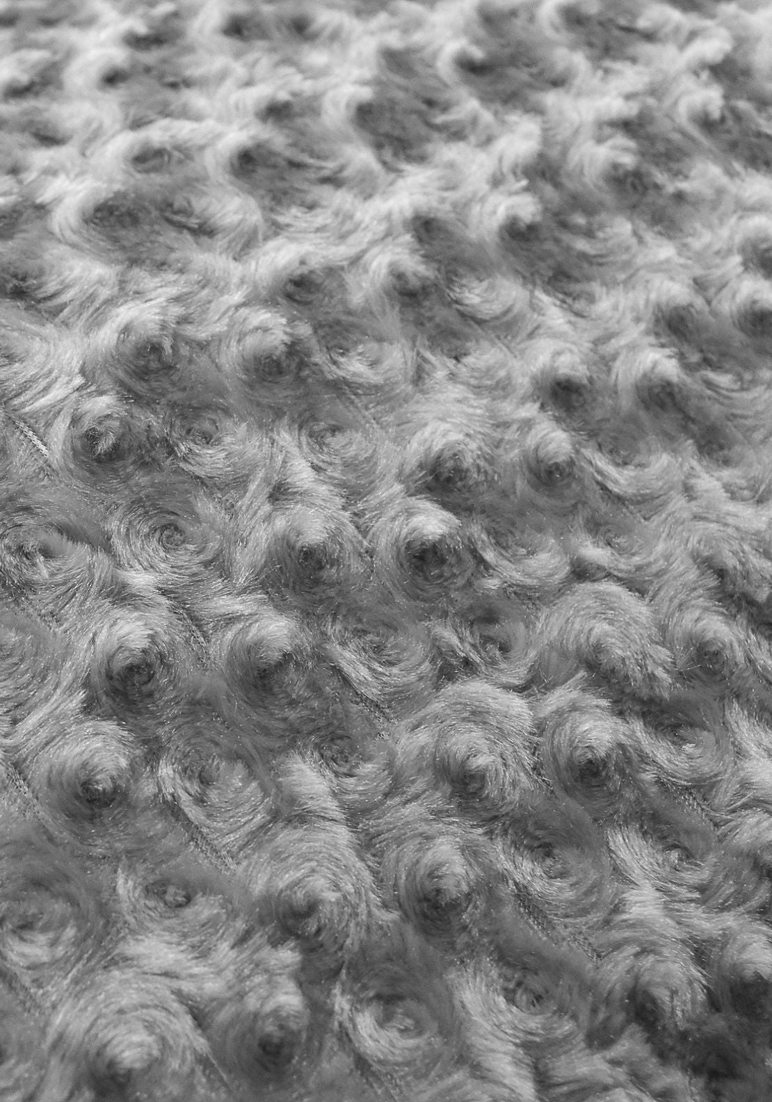 Pet Wink Faux Fur Generously Filled Pet Bed 58 x 85cm - Grey 2 Shaws Department Stores