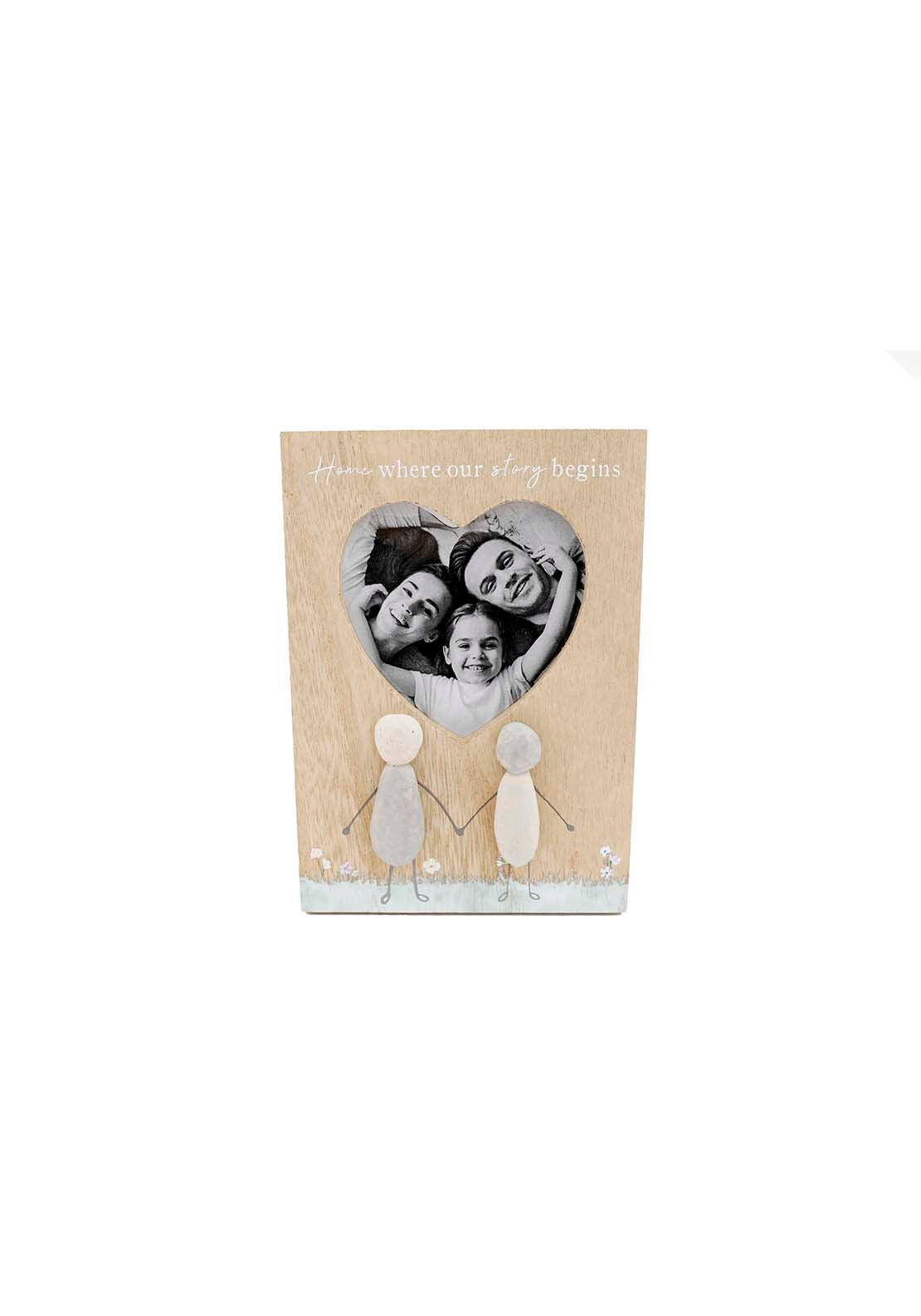 The Home Collection Pebble Heart Photo Frame 1 Shaws Department Stores