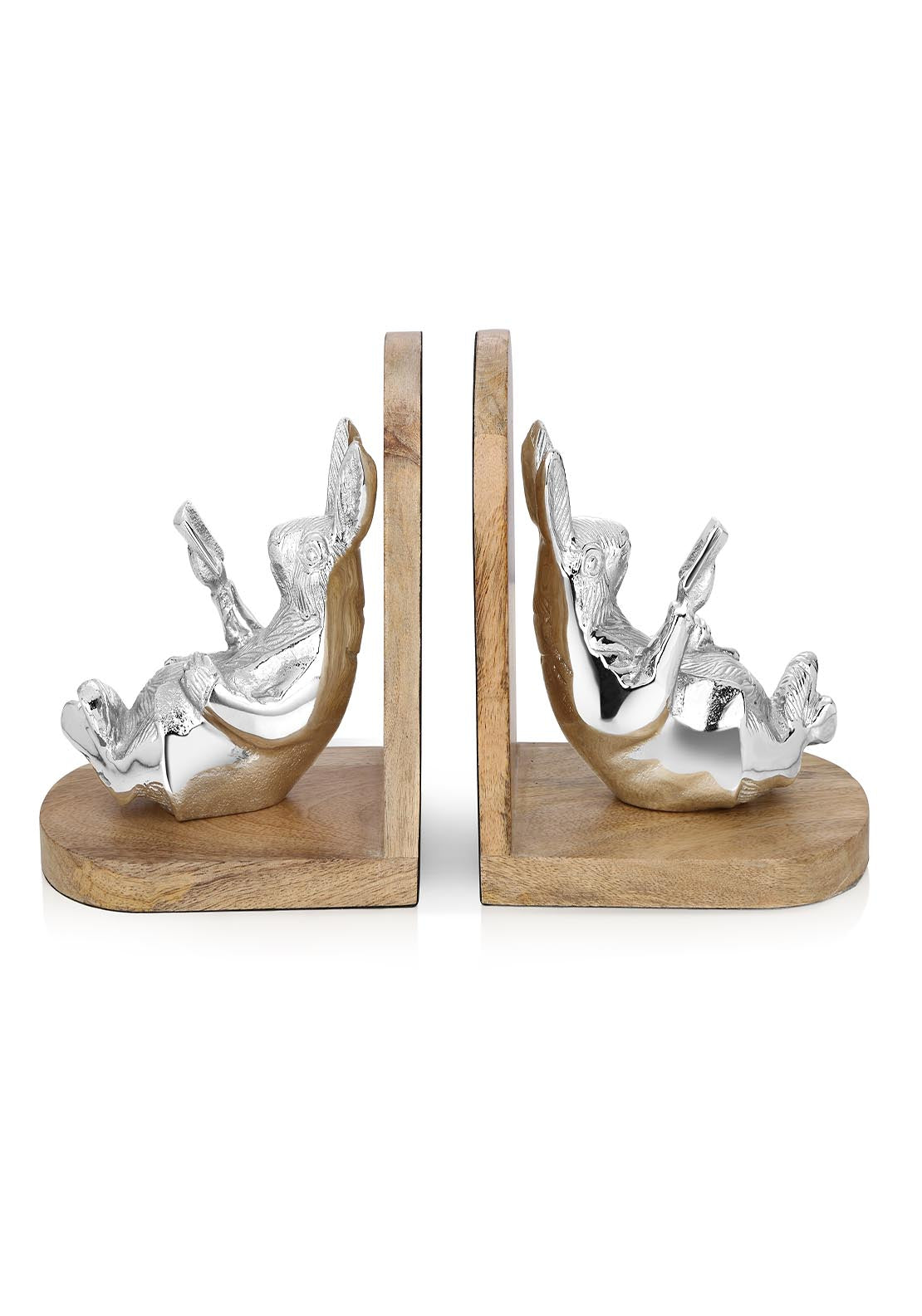 Newbridge Silverware Rabbit Book Ends 3 Shaws Department Stores