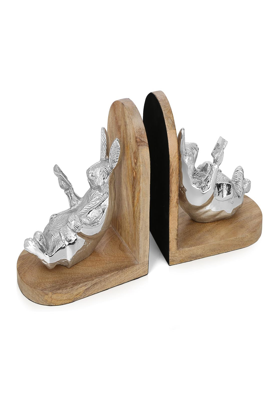 Newbridge Silverware Rabbit Book Ends 1 Shaws Department Stores