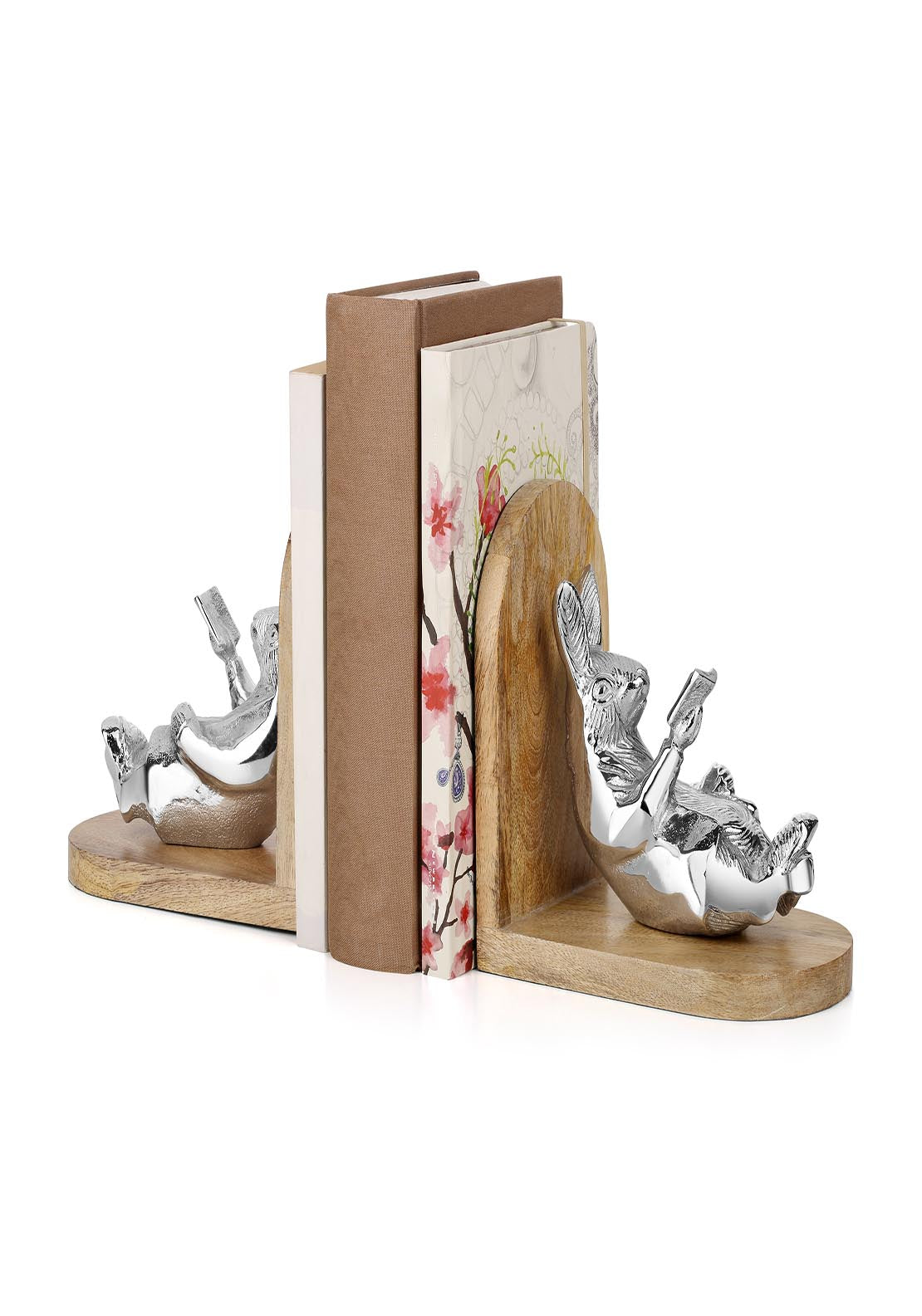 Newbridge Silverware Rabbit Book Ends 2 Shaws Department Stores