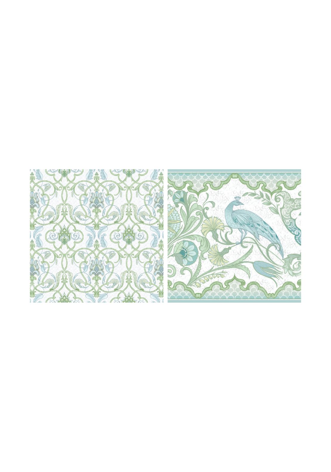 Laurence Llewelyn-bowen Palm Court Napkins - Green 2 Shaws Department Stores