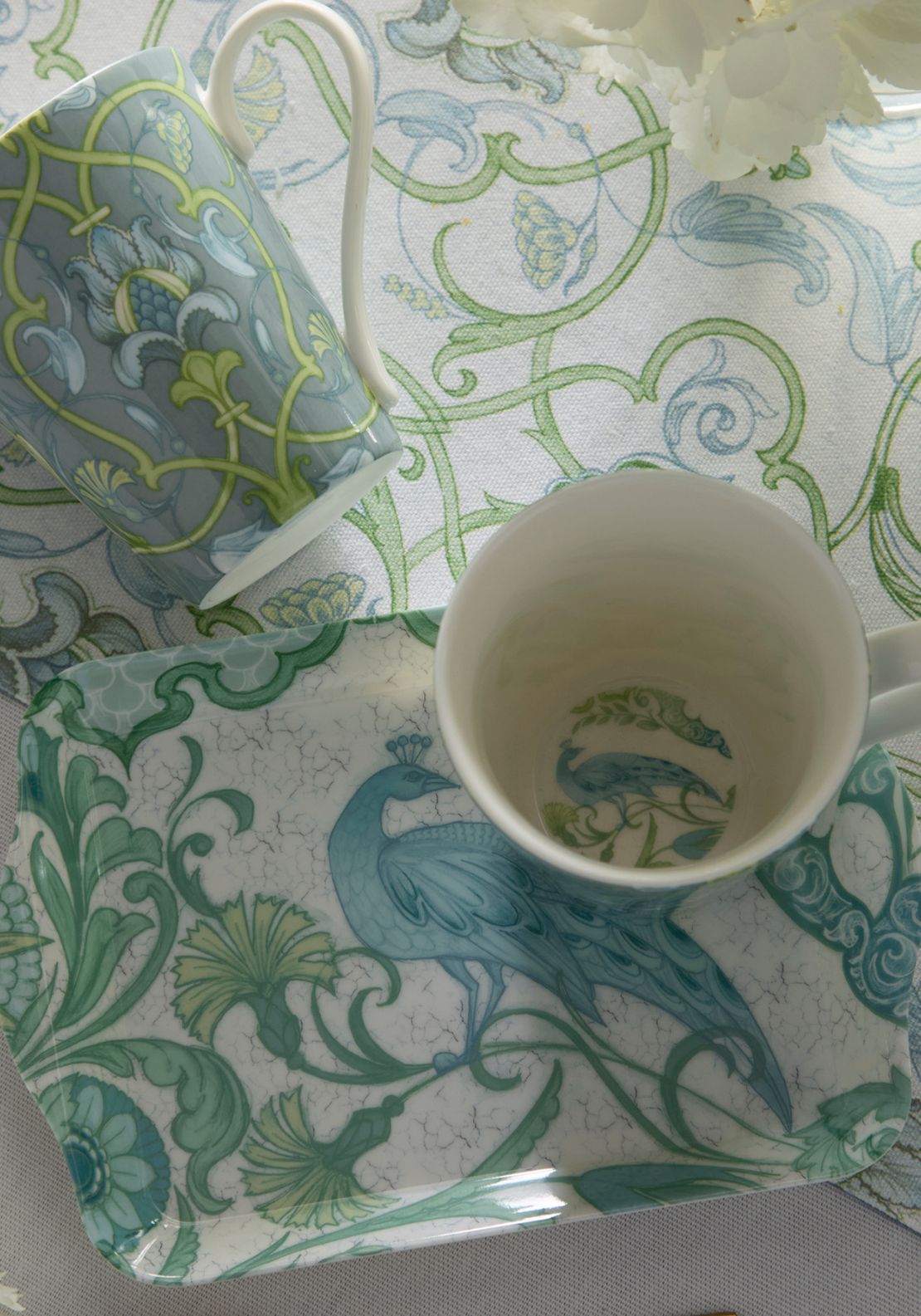 Laurence Llewelyn-bowen Palm Court Mug &amp; Tray Set - Multi 1 Shaws Department Stores