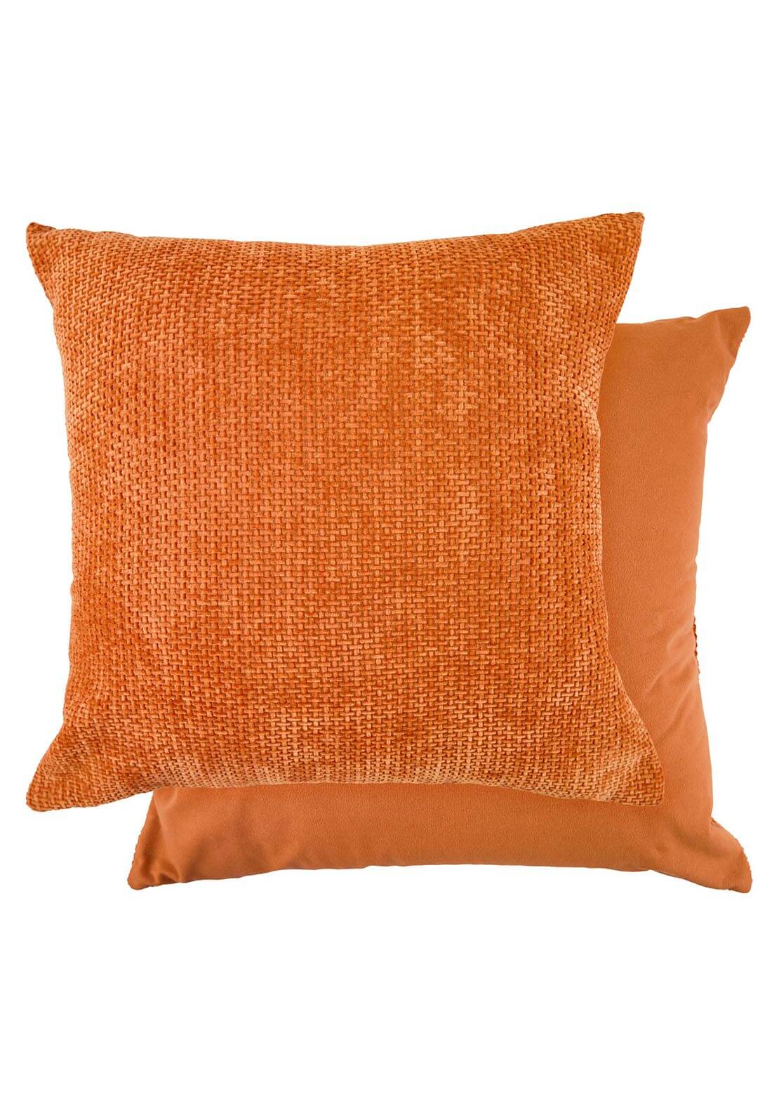 The Home Collection Portland Cushion 17&quot; x 17&quot; Burnt Orange 2 Shaws Department Stores