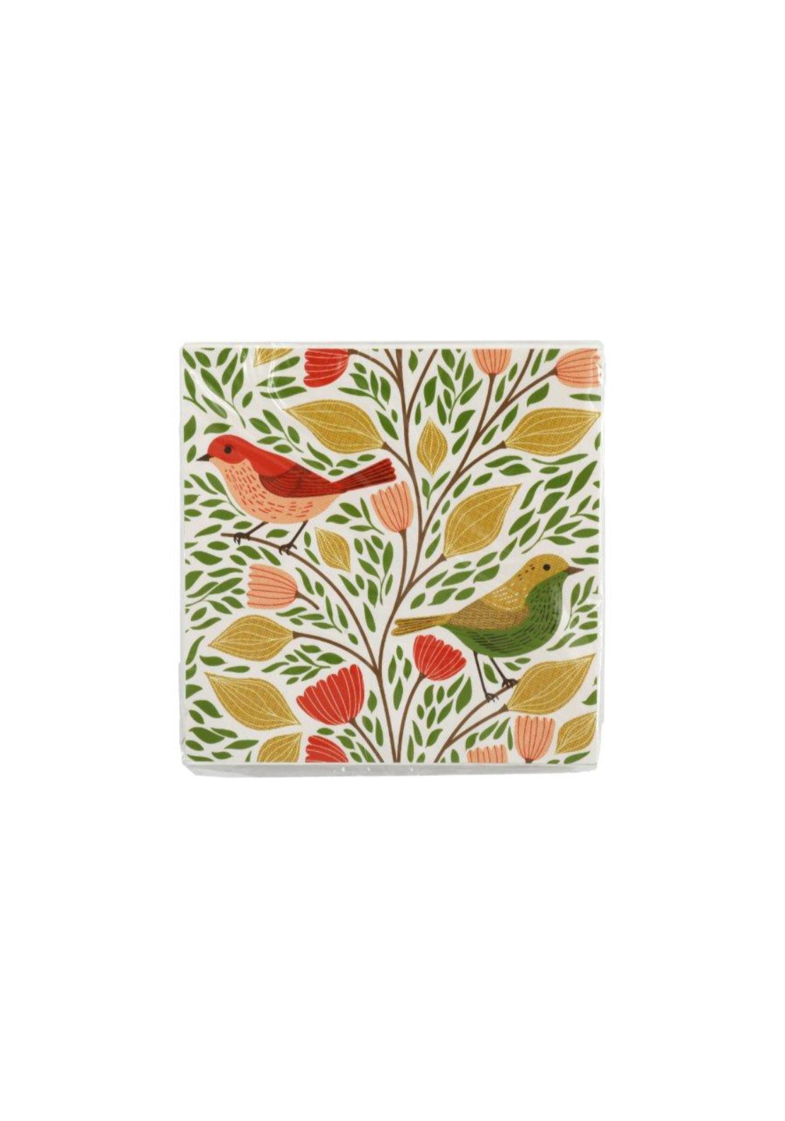 Songbird Design Napkins - Multi