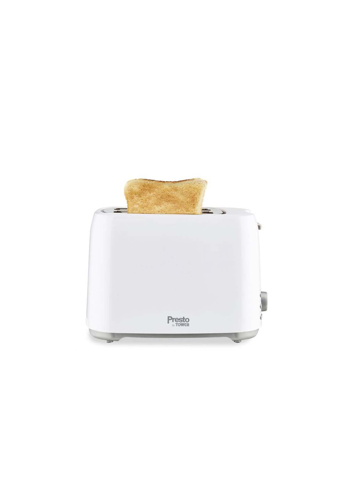 Tower Presto 2 Slice Toaster | PT20055WHT 1 Shaws Department Stores