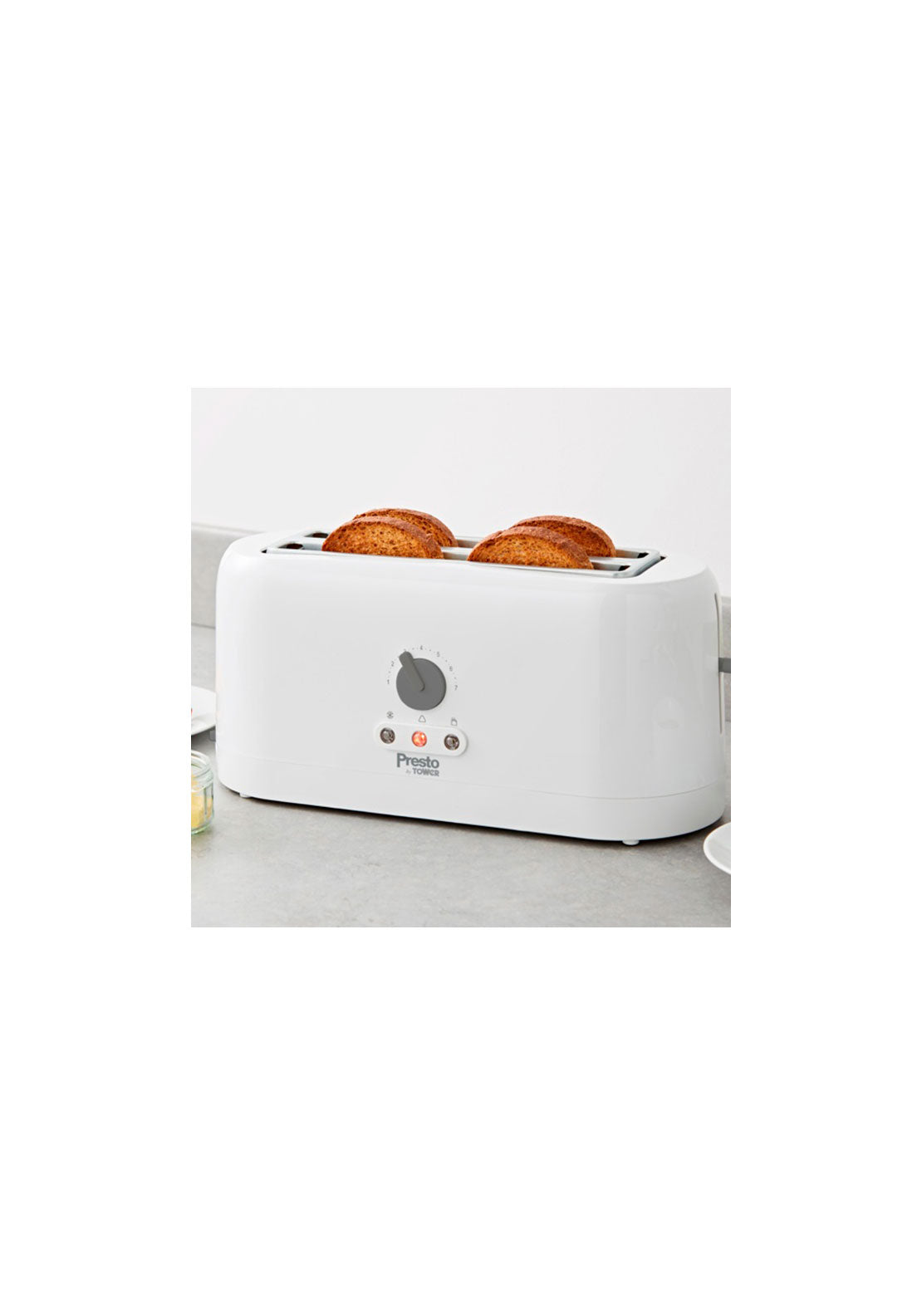 Tower Presto Long Slot Toaster | Pt20056WHT 2 Shaws Department Stores