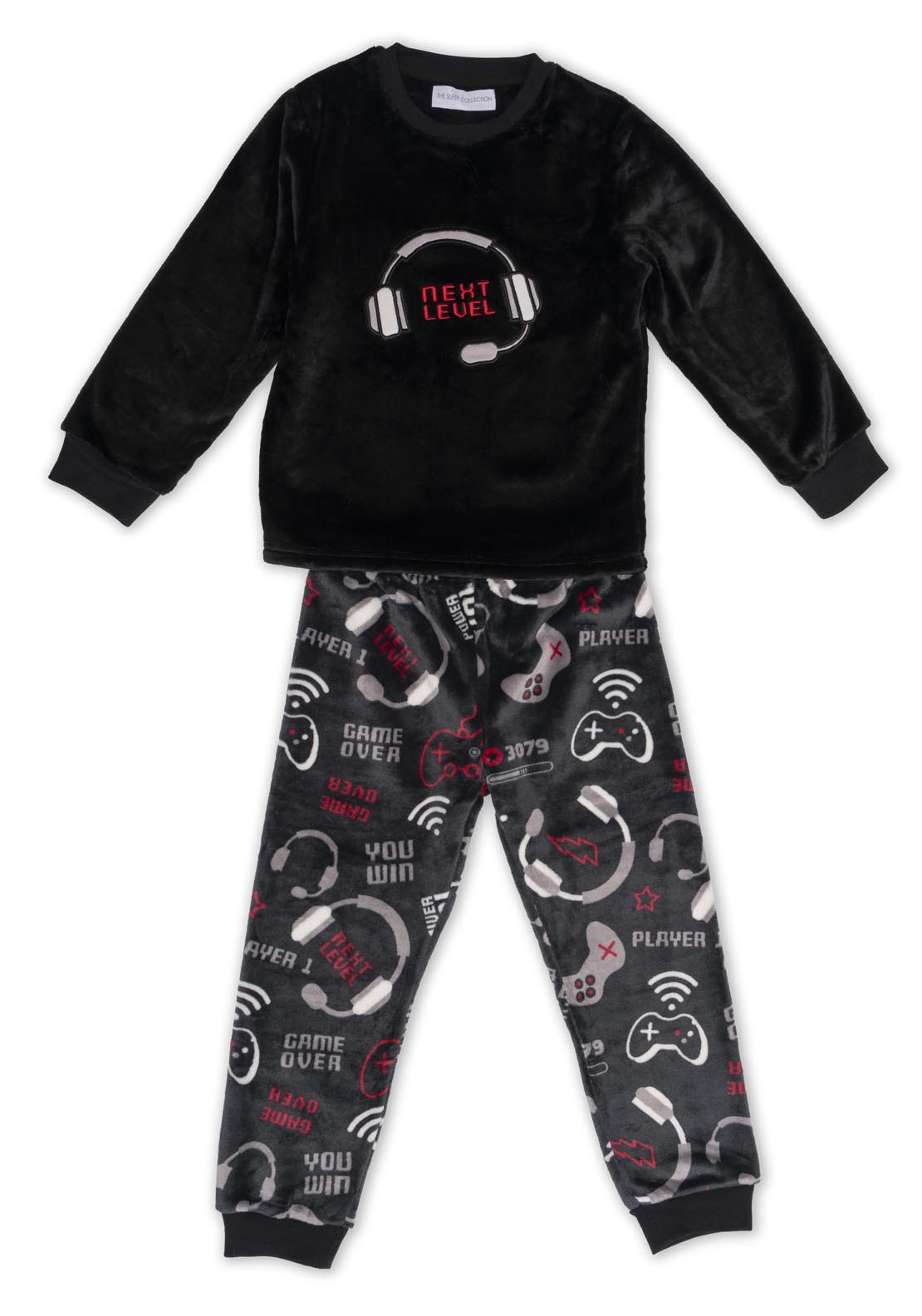 Gaming Pyjama Set - Black