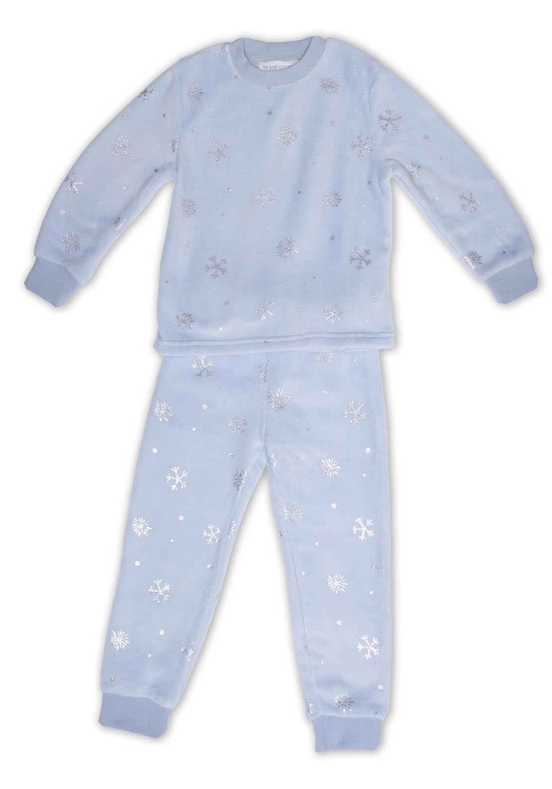 Snowflake Pyjama Set - Blue