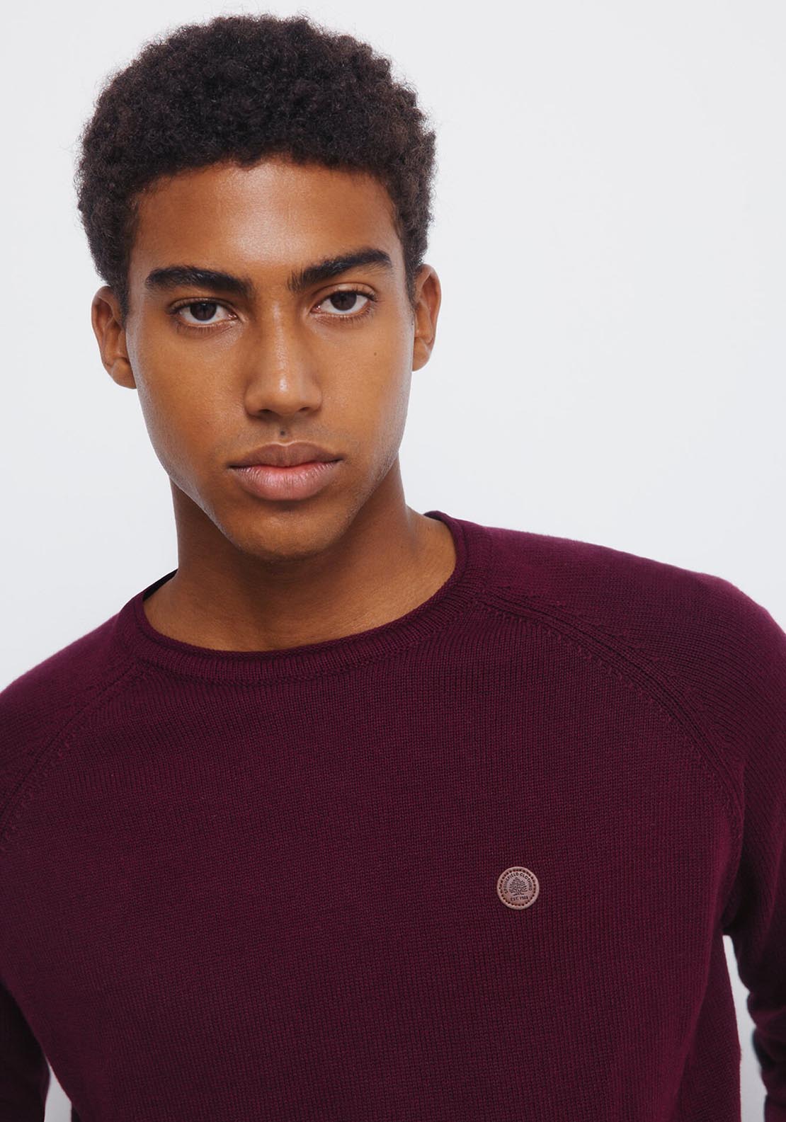 Crew Neck Jumper - Red