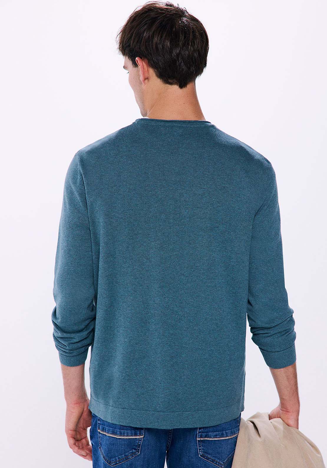 Springfield Essential jumper - Blue 2 Shaws Department Stores