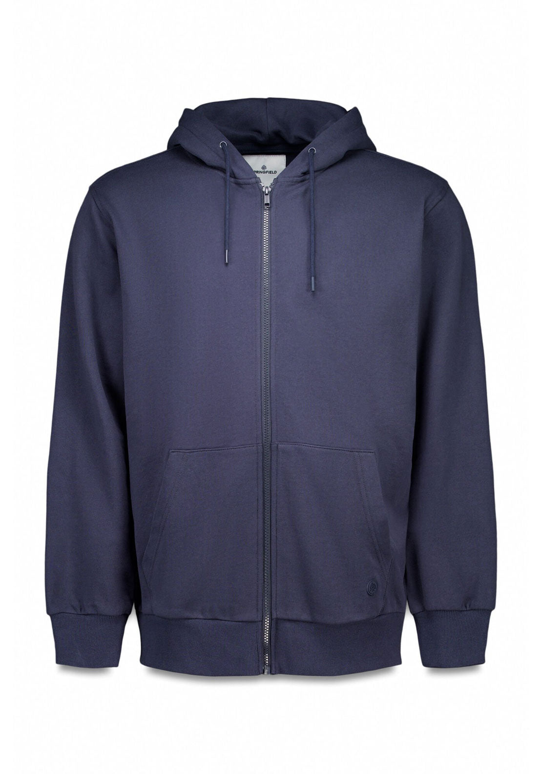 Springfield Hood Sweatshirt Zip Fastening - Blue 6 Shaws Department Stores
