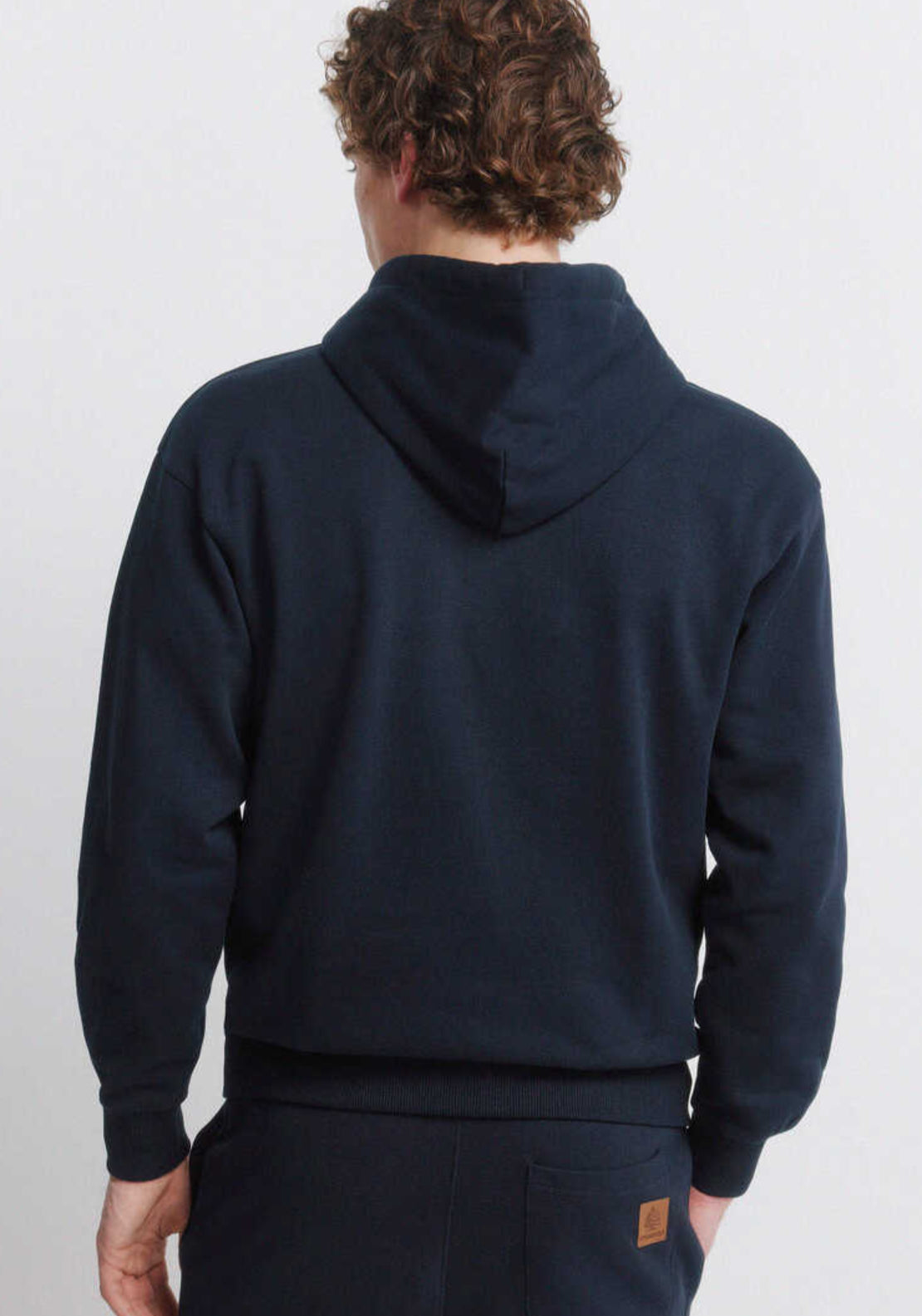 Plain Hooded Sweatshirt - Blue