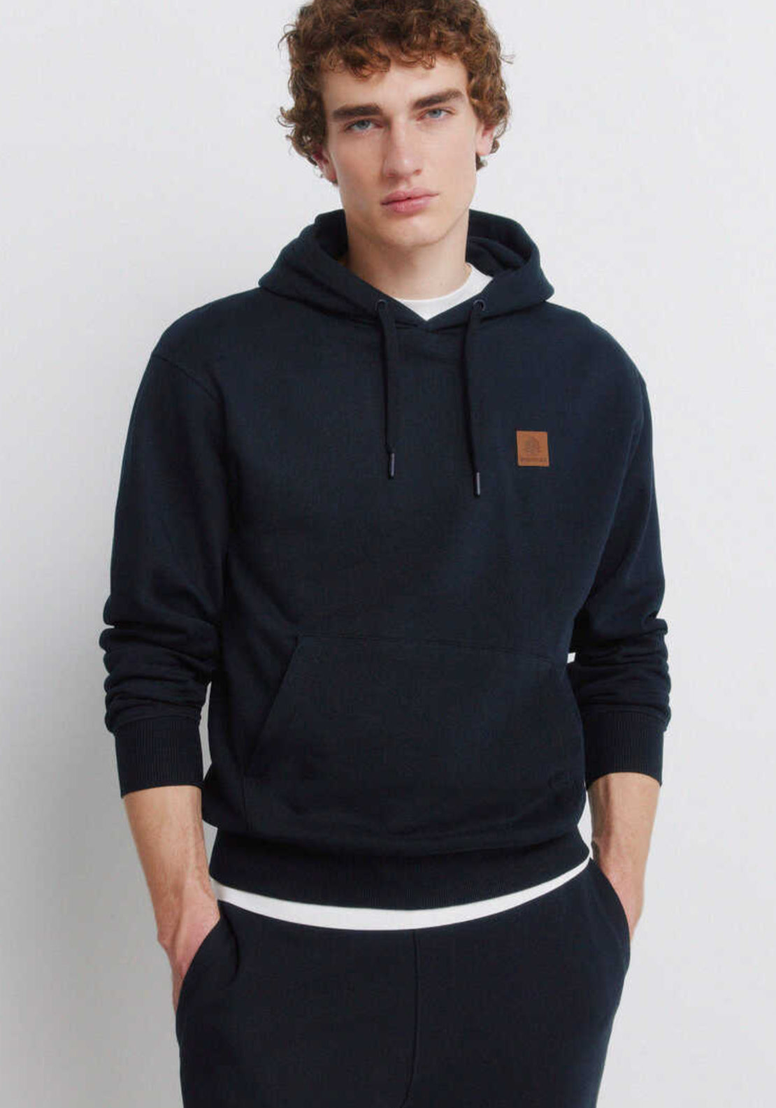 Plain Hooded Sweatshirt - Blue