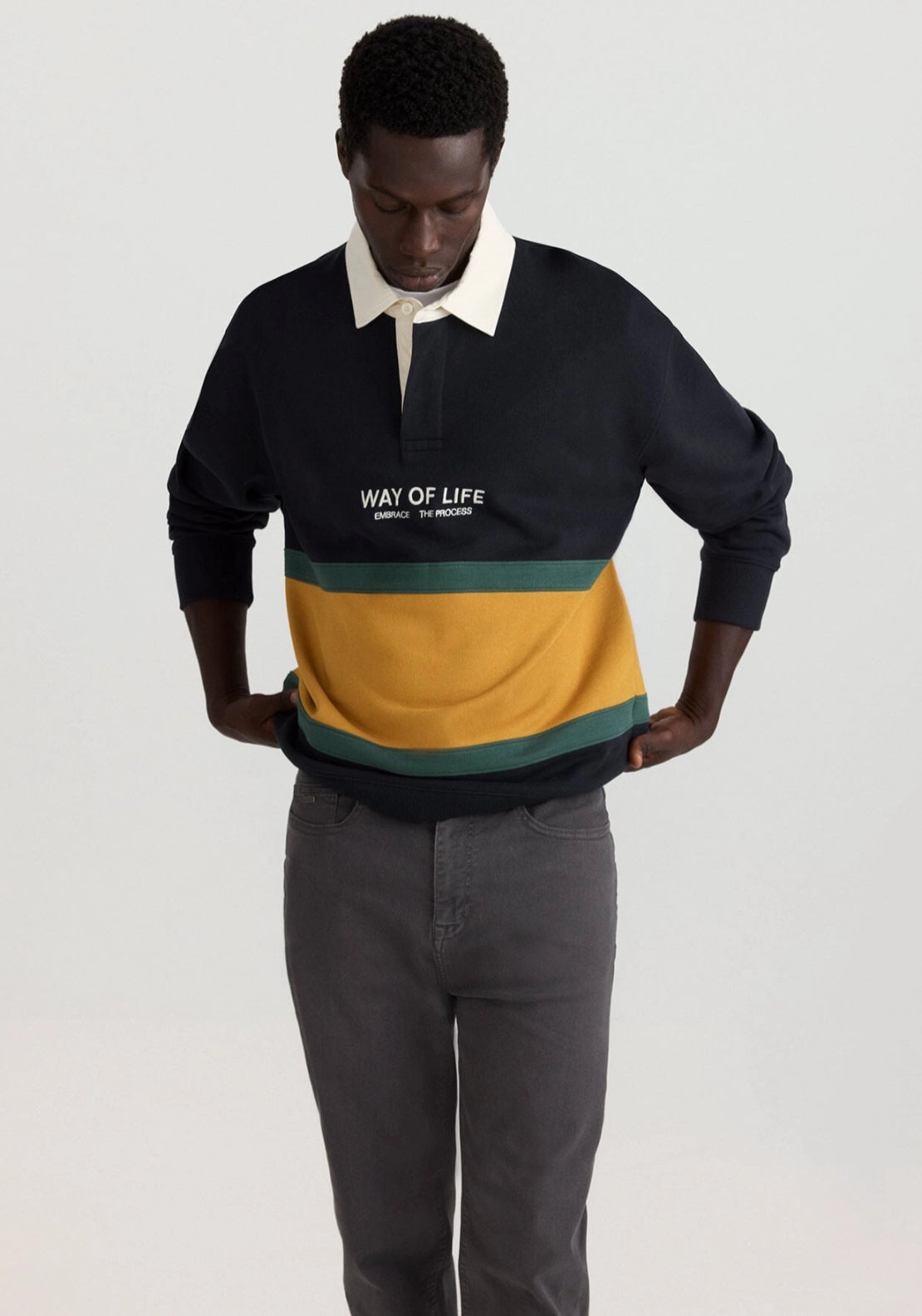 Rugby Polo - Blue