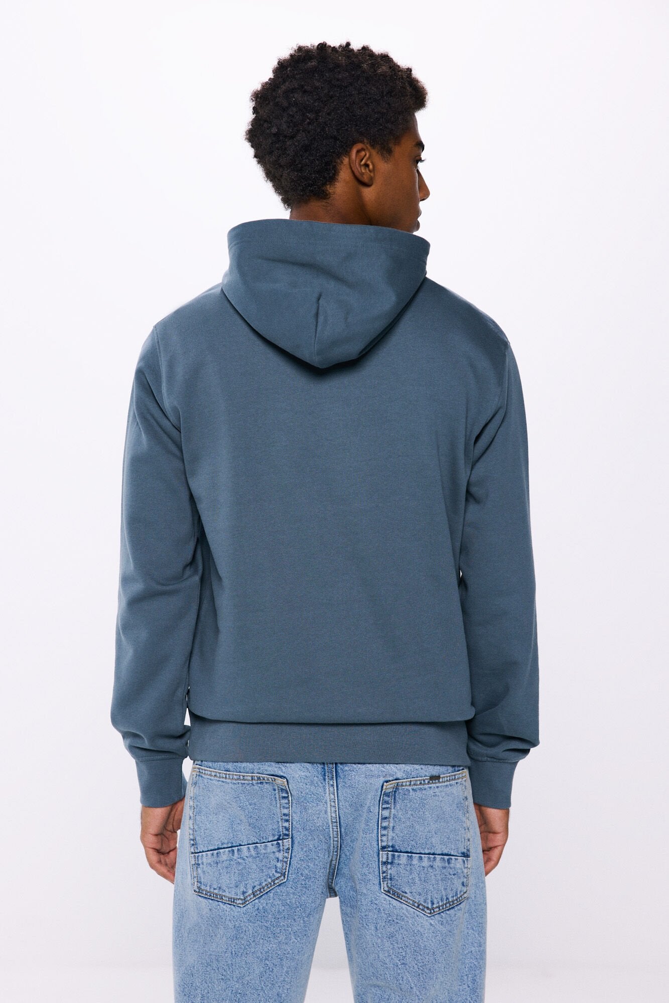 Springfield Tree Hood Sweatshirt - Blue 3 Shaws Department Stores