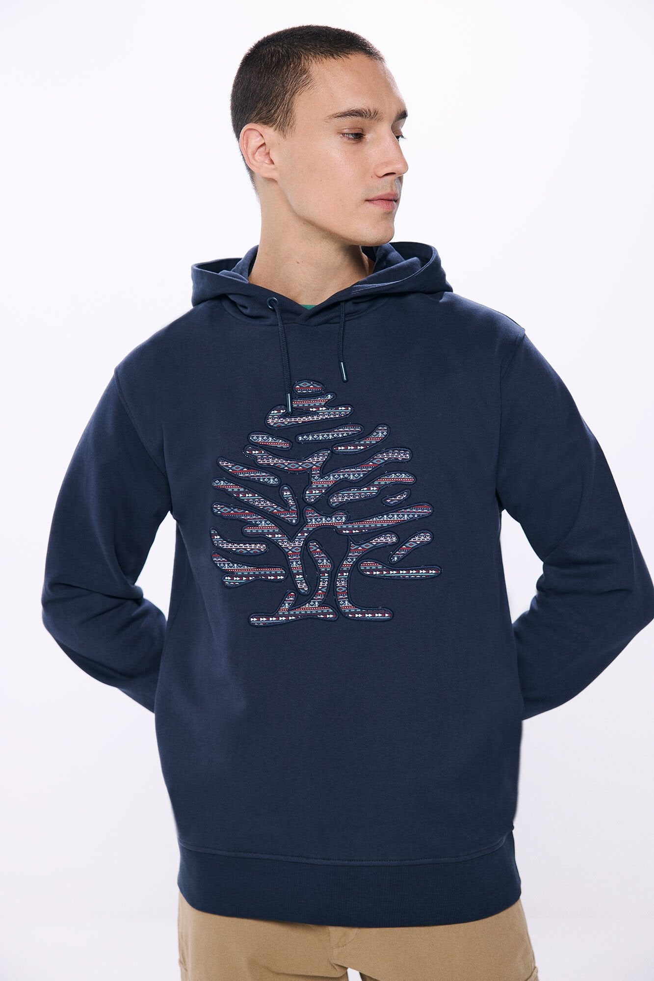 Springfield Tree Hoodie - Blue 1 Shaws Department Stores