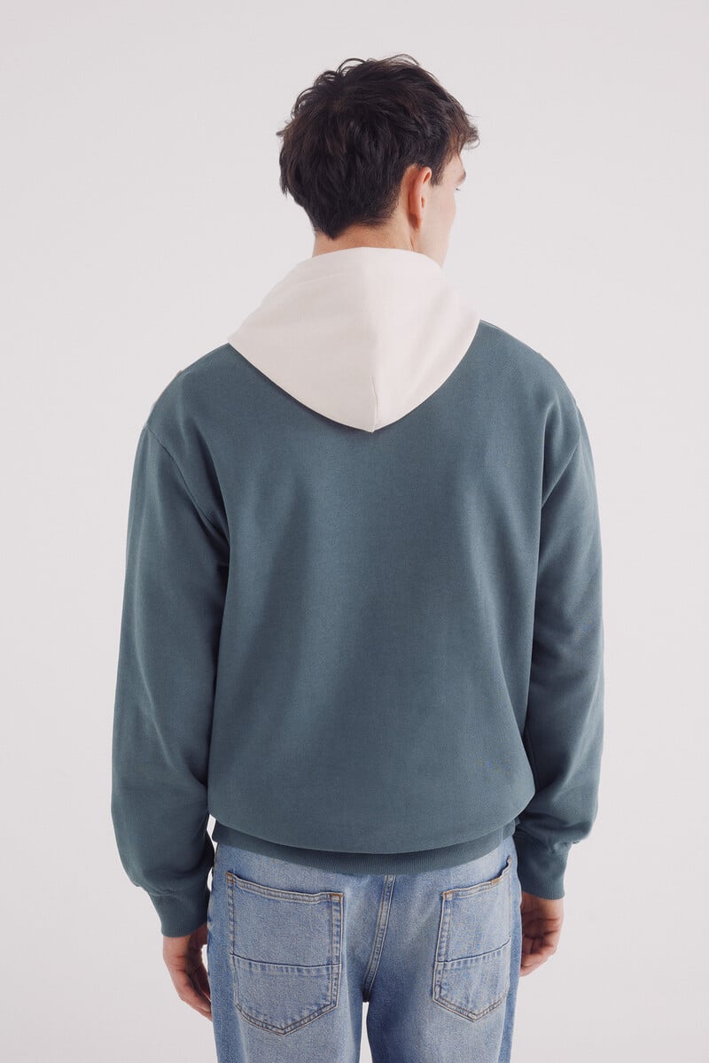 Springfield Embrace Hoodie - Blue 2 Shaws Department Stores