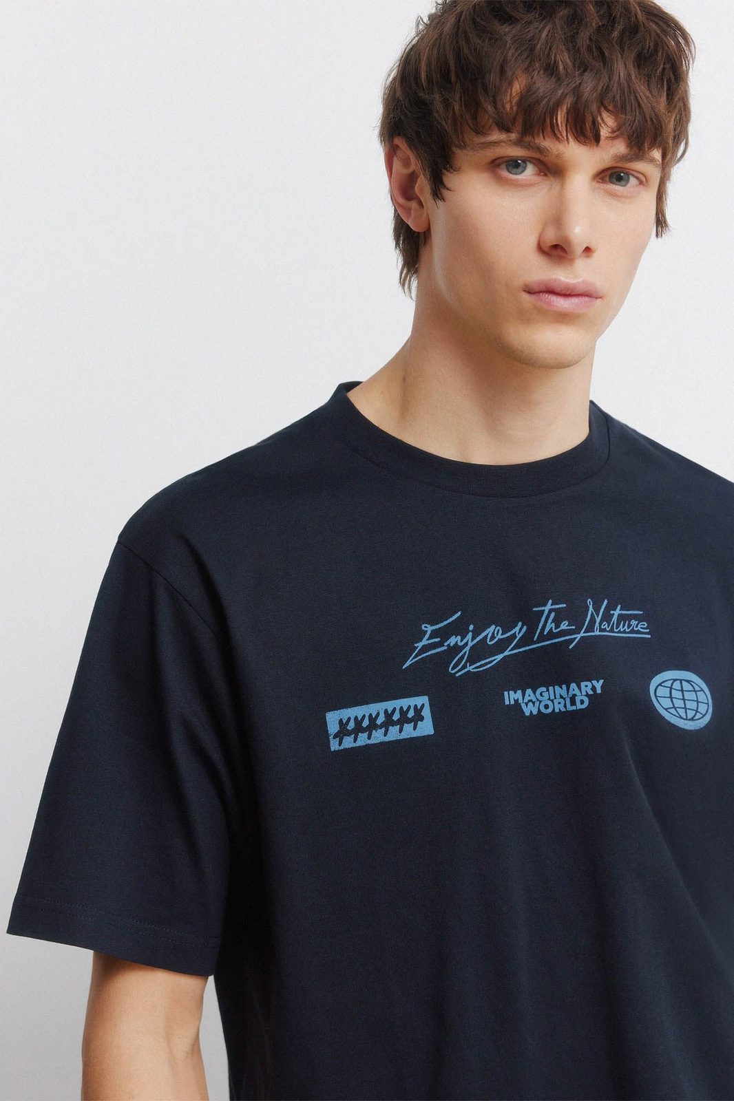 Branded T-Shirt - Blue