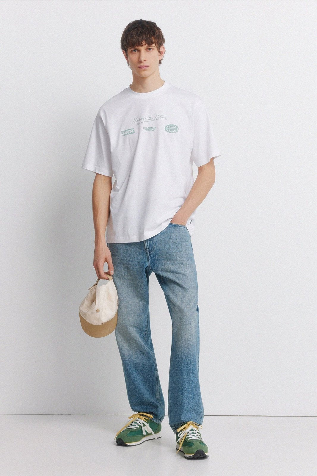 Branded Boxy T-Shirt - White