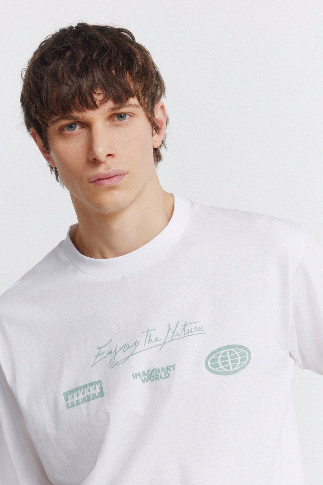 Branded Boxy T-Shirt - White