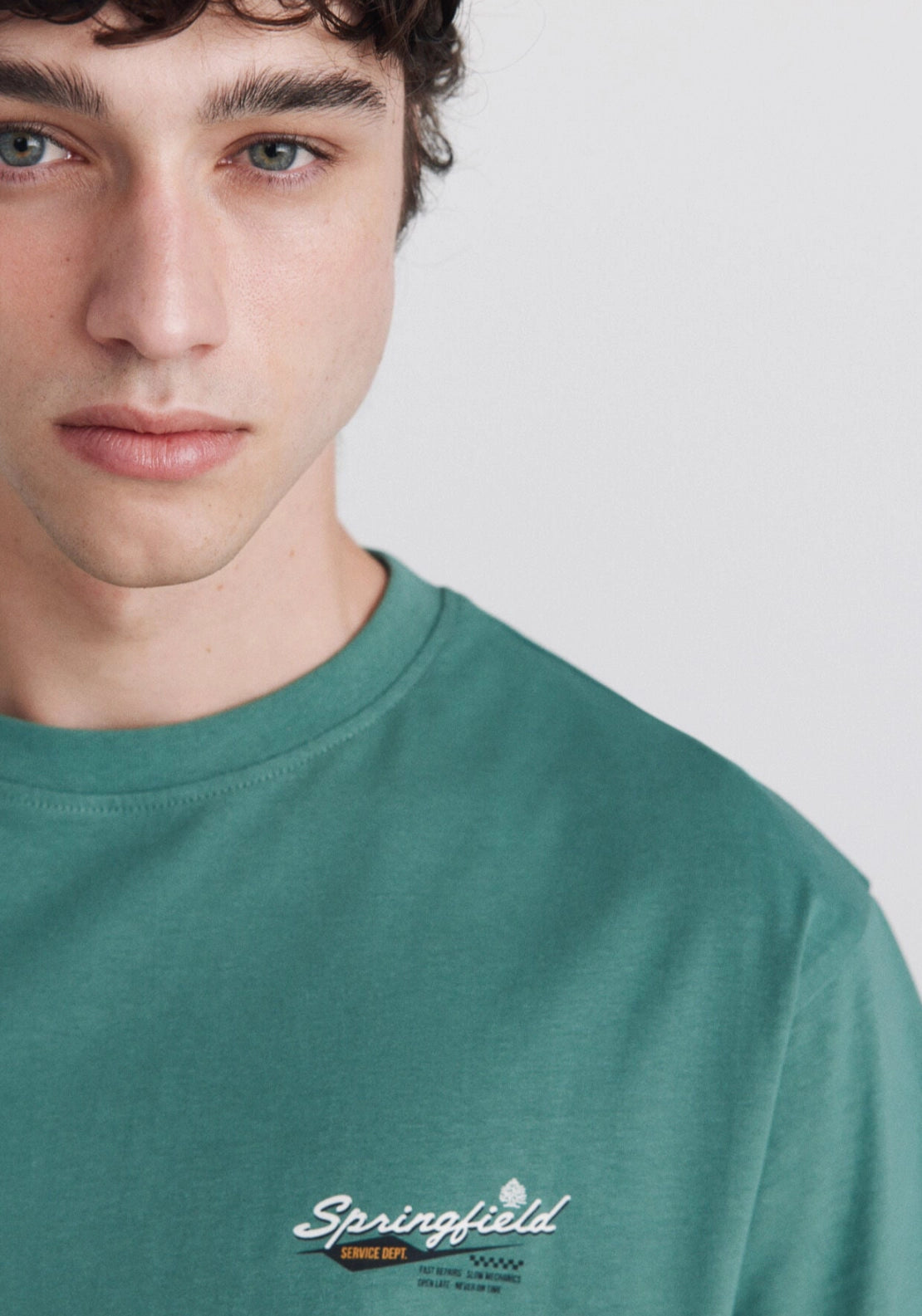 Race Logo Graphic Tee - Green