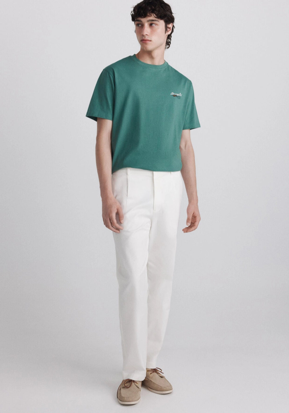 Race Logo Graphic Tee - Green