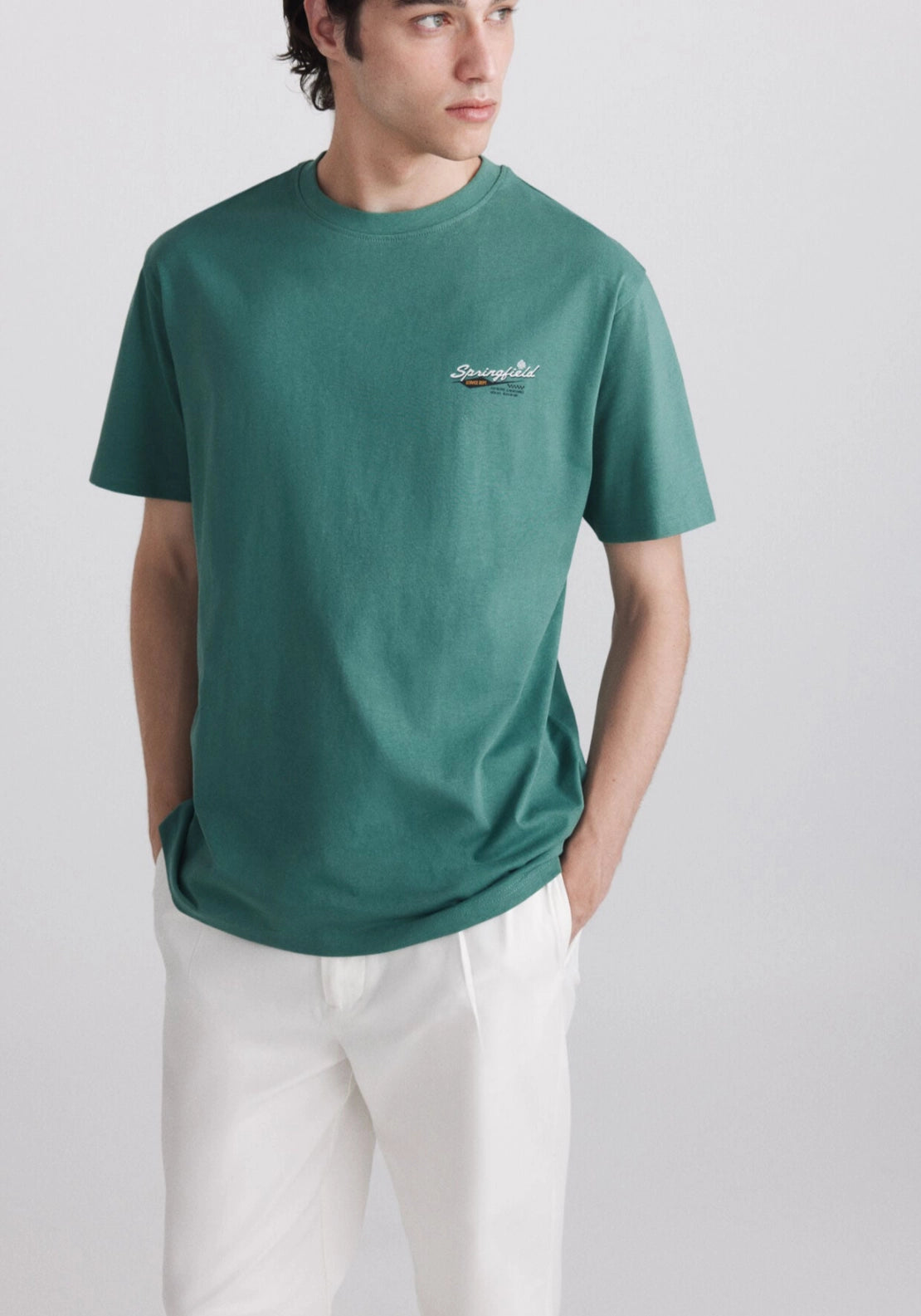 Race Logo Graphic Tee - Green