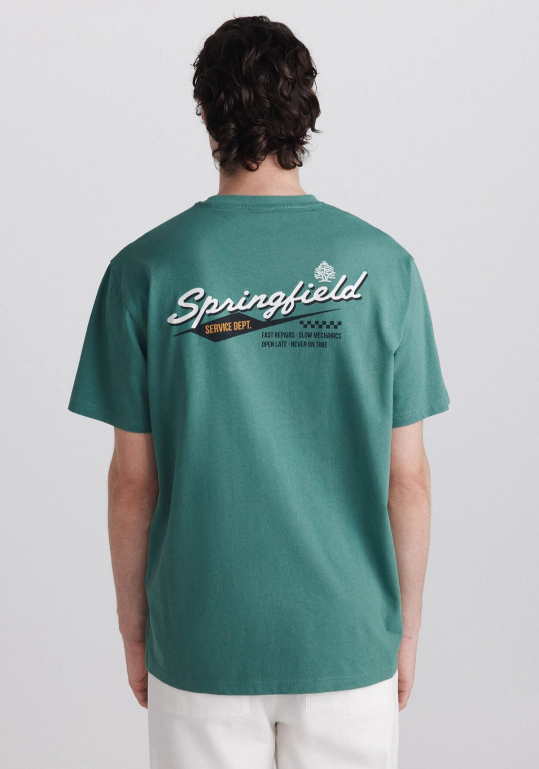 Race Logo Graphic Tee - Green