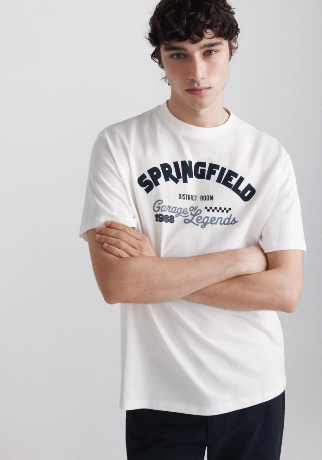 Garage Logo Graphic Tee - White