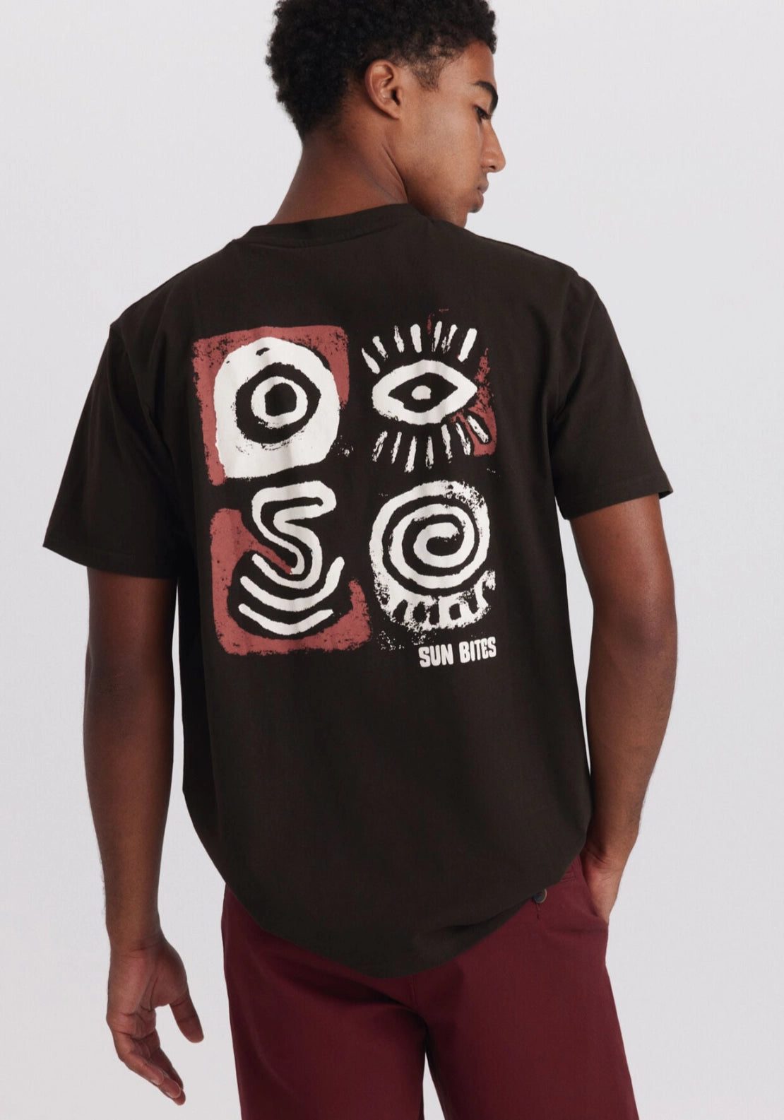 Sun Bites Graphic Tee - Brown