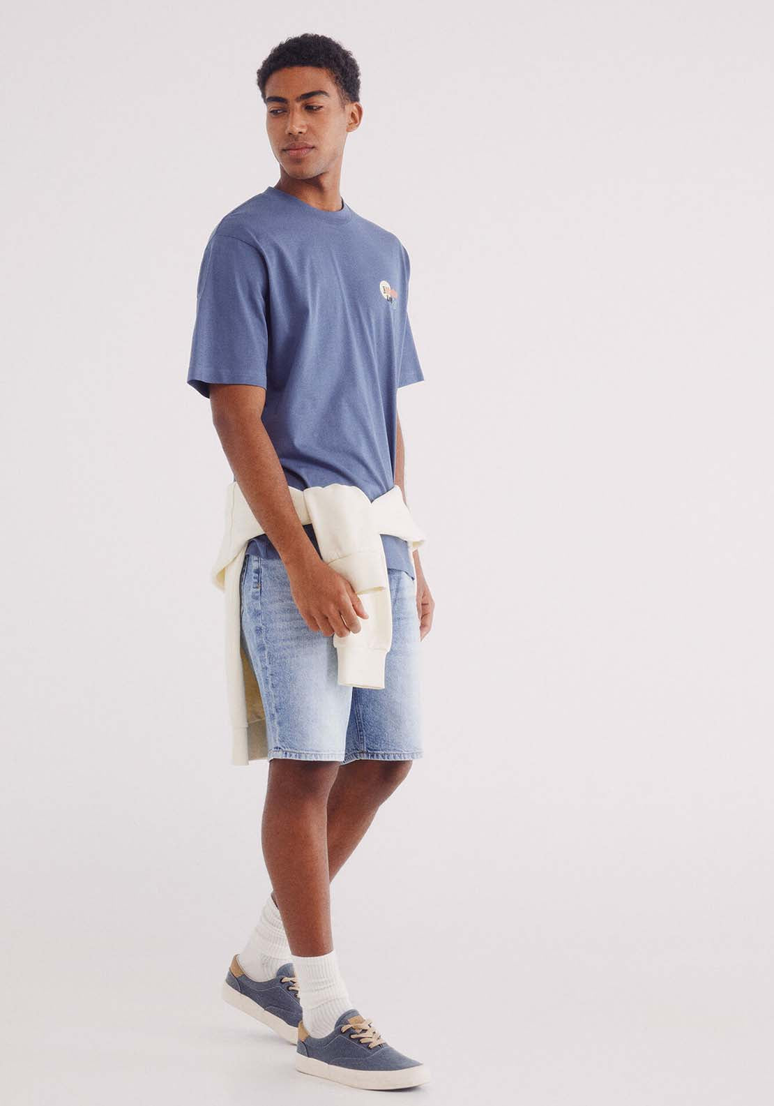 Short Sleeve T-Shirt - Blue