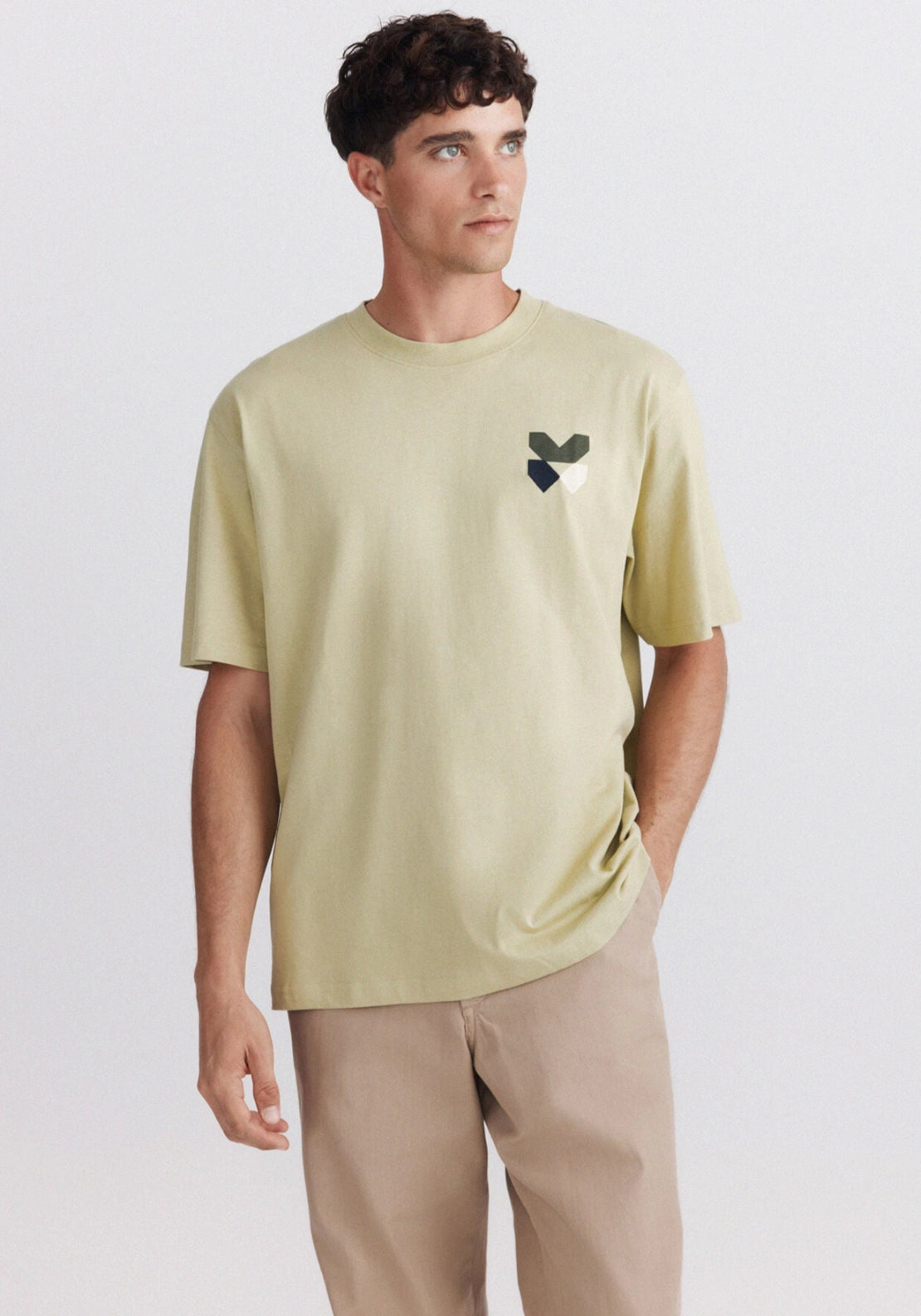 Graphic T-Shirt - Medium Khaki