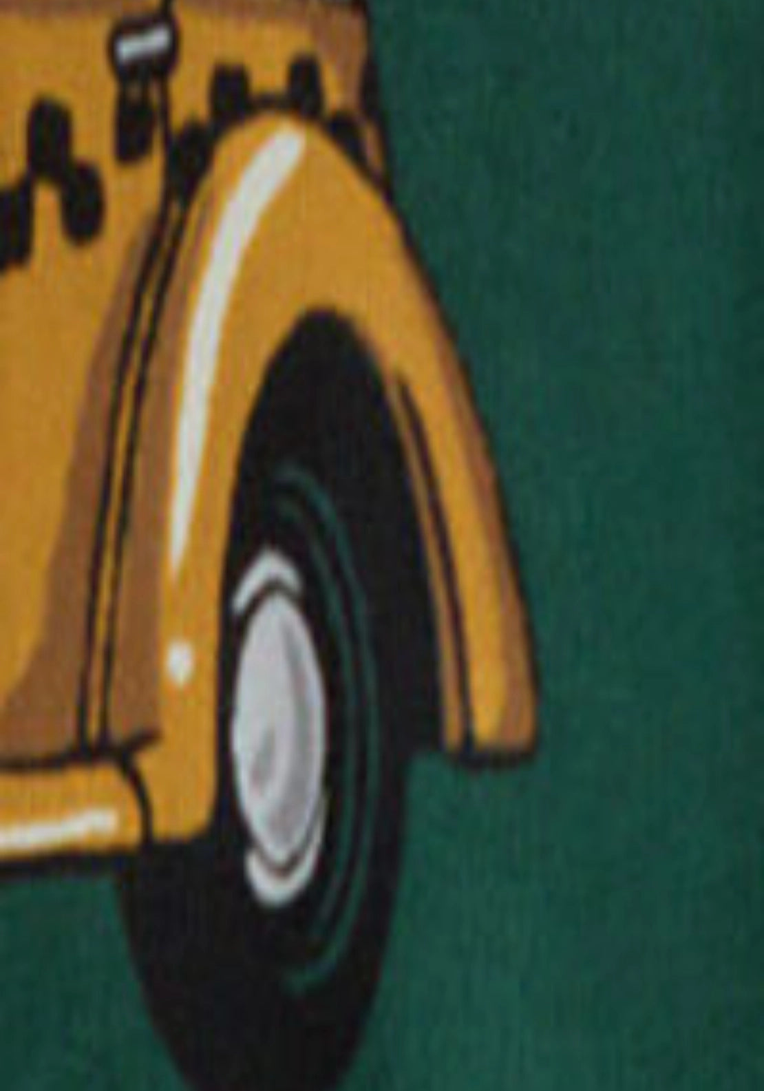 Taxi Graphic T-Shirt - Green
