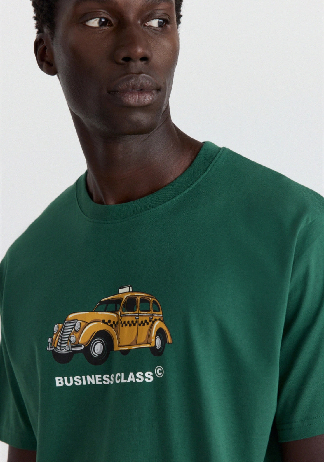 Taxi Graphic T-Shirt - Green