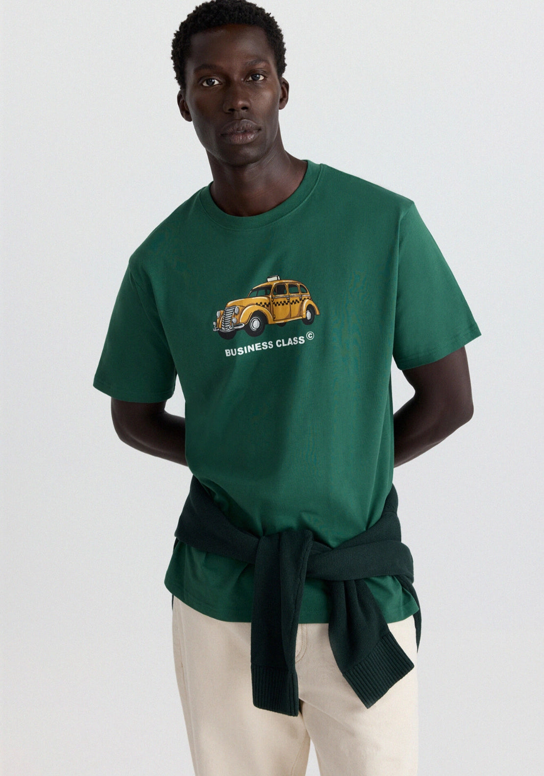 Taxi Graphic T-Shirt - Green