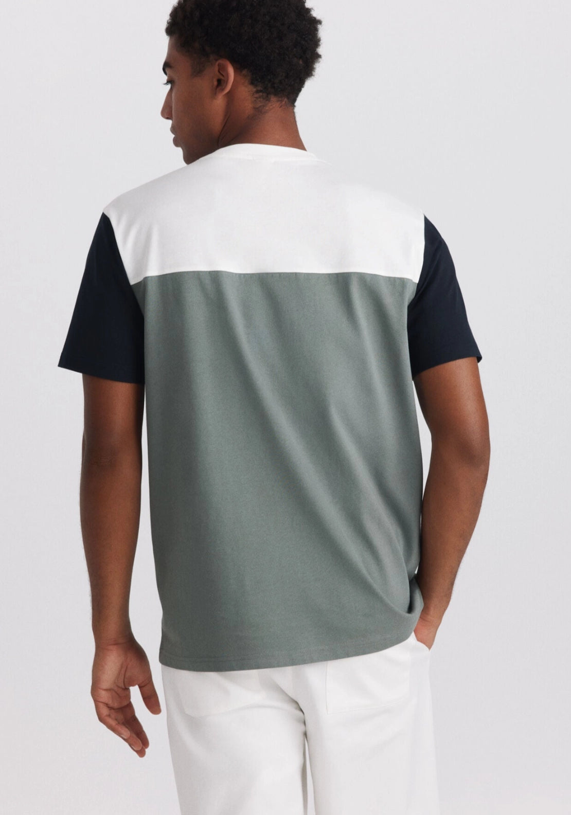 Color Block T-Shirt - Green