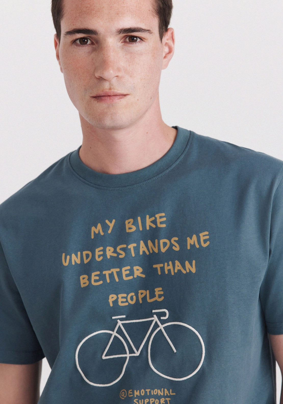 Mi Bike Graphic Tshirt - Blue