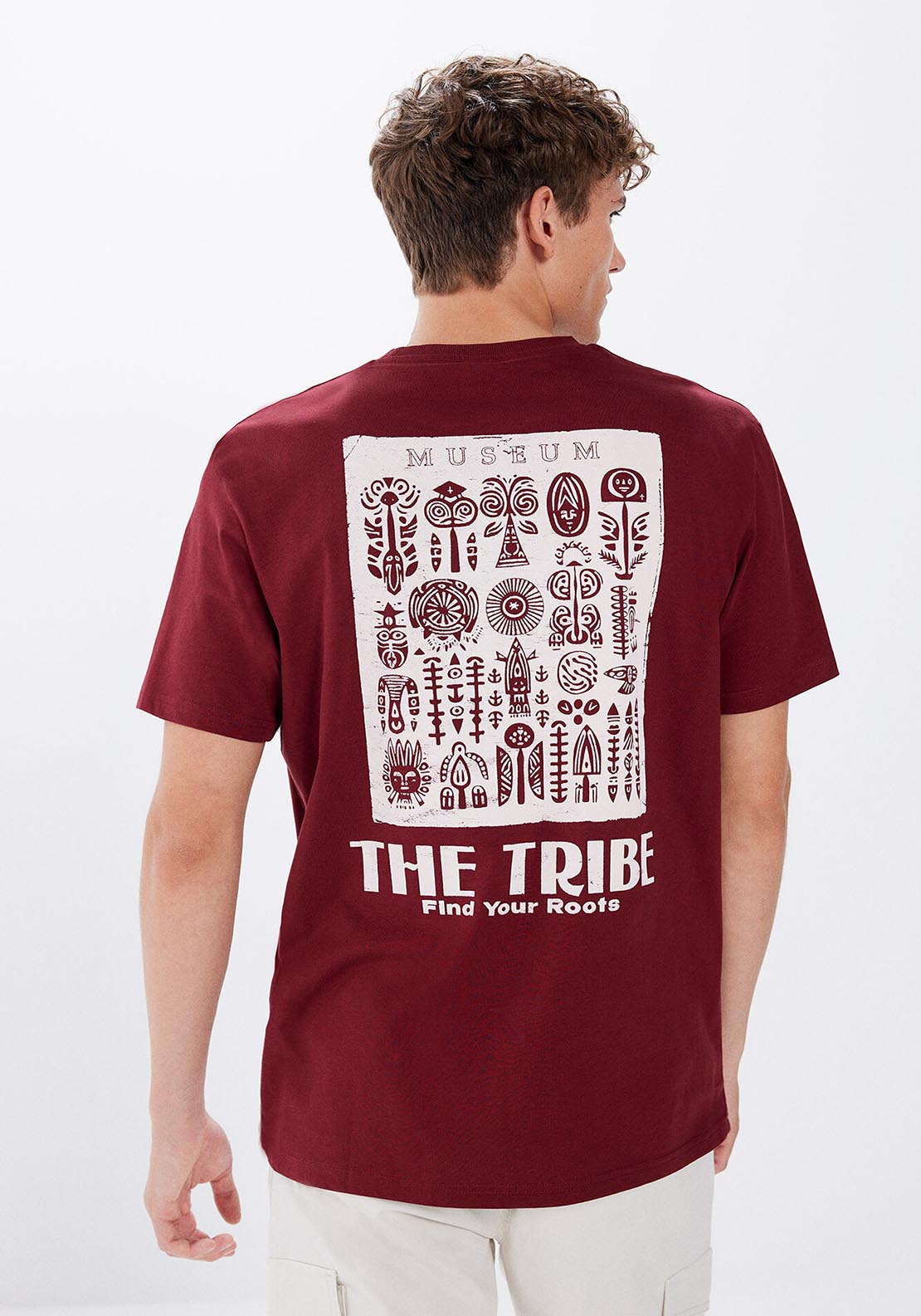 Springfield The tribe T-shirt - Red 3 Shaws Department Stores