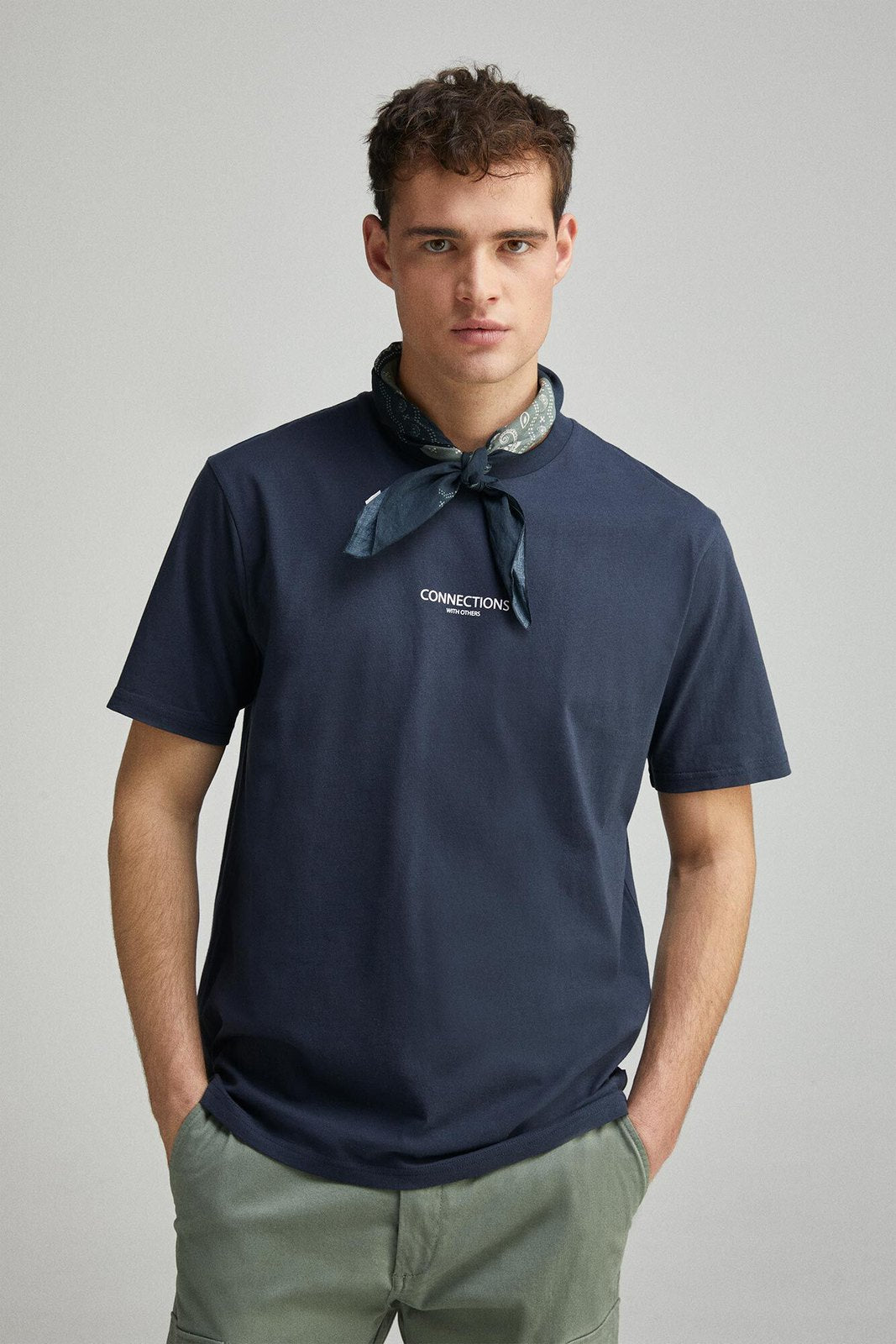 Springfield Sample collections t-shirt - Blue 3 Shaws Department Stores