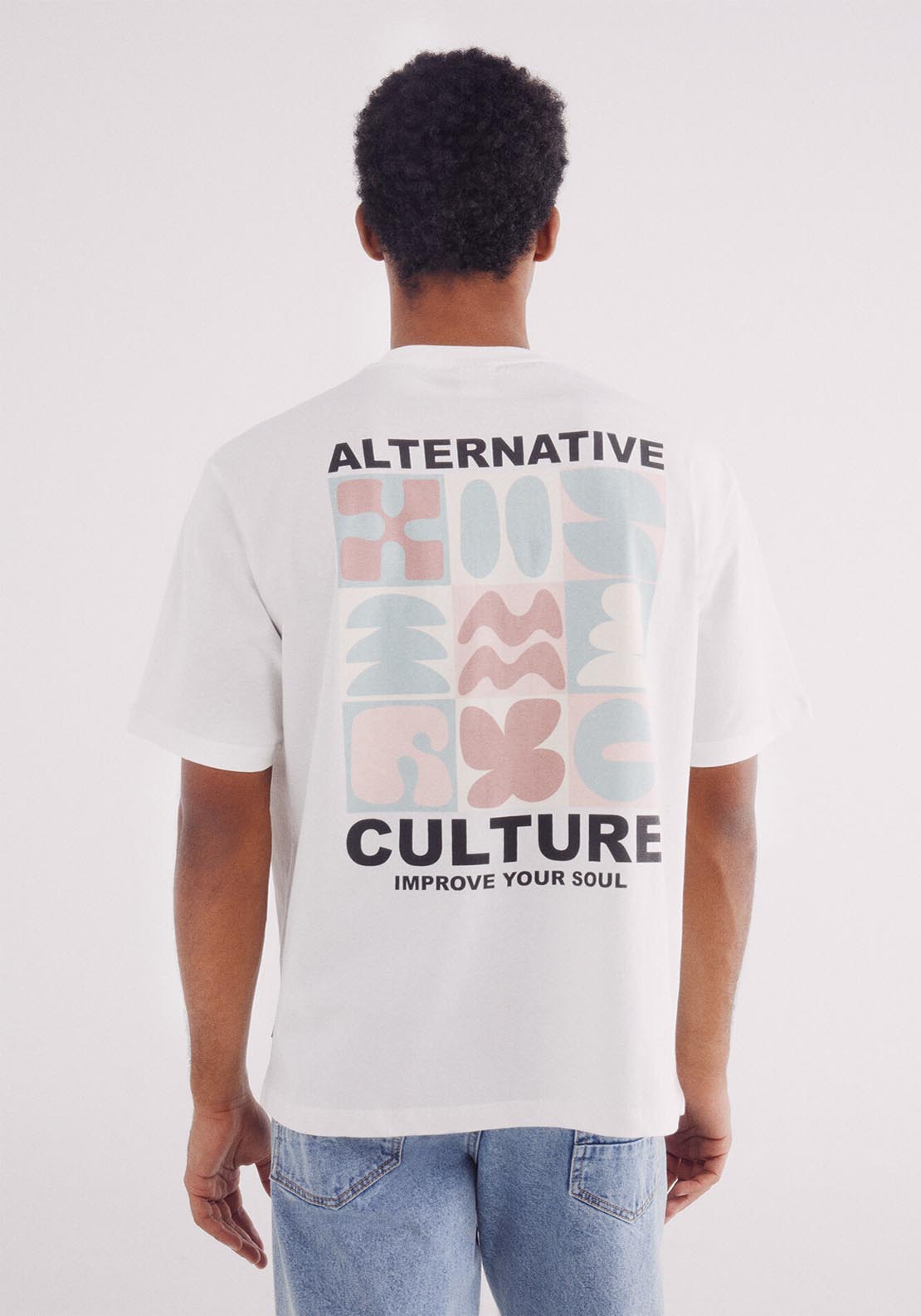 Springfield Alternative Culture T-Shirt - Ivory 2 Shaws Department Stores