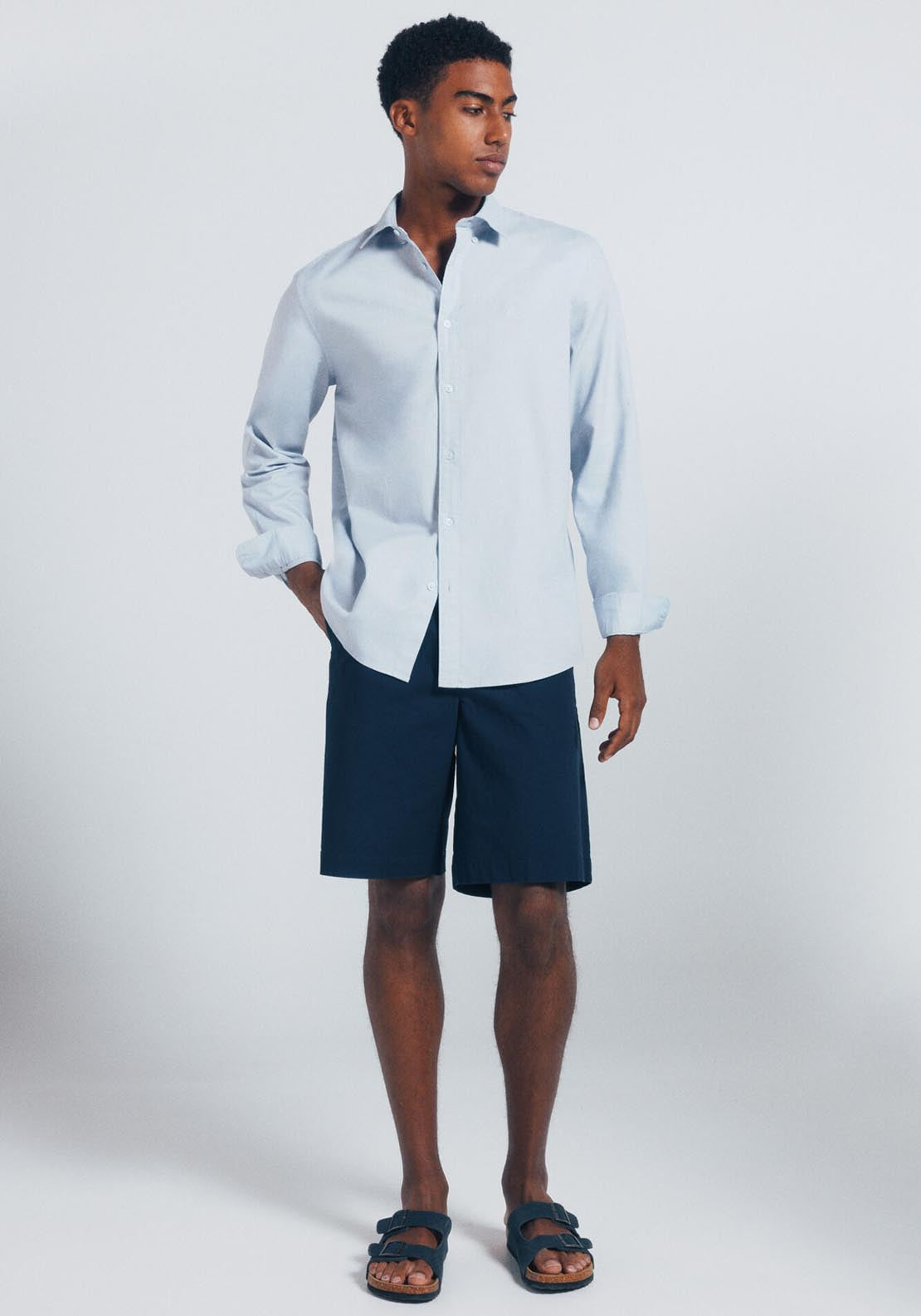 Textured Shirt - Blue