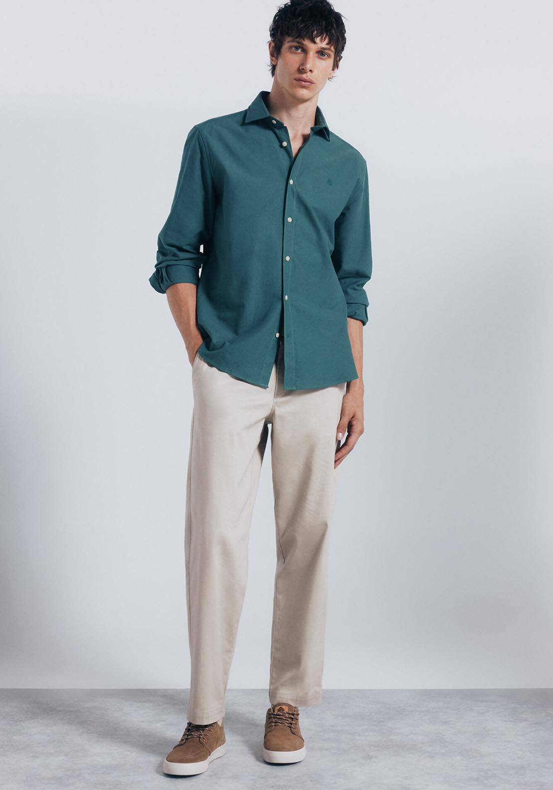 Lightweight Oxford Shirt - Green