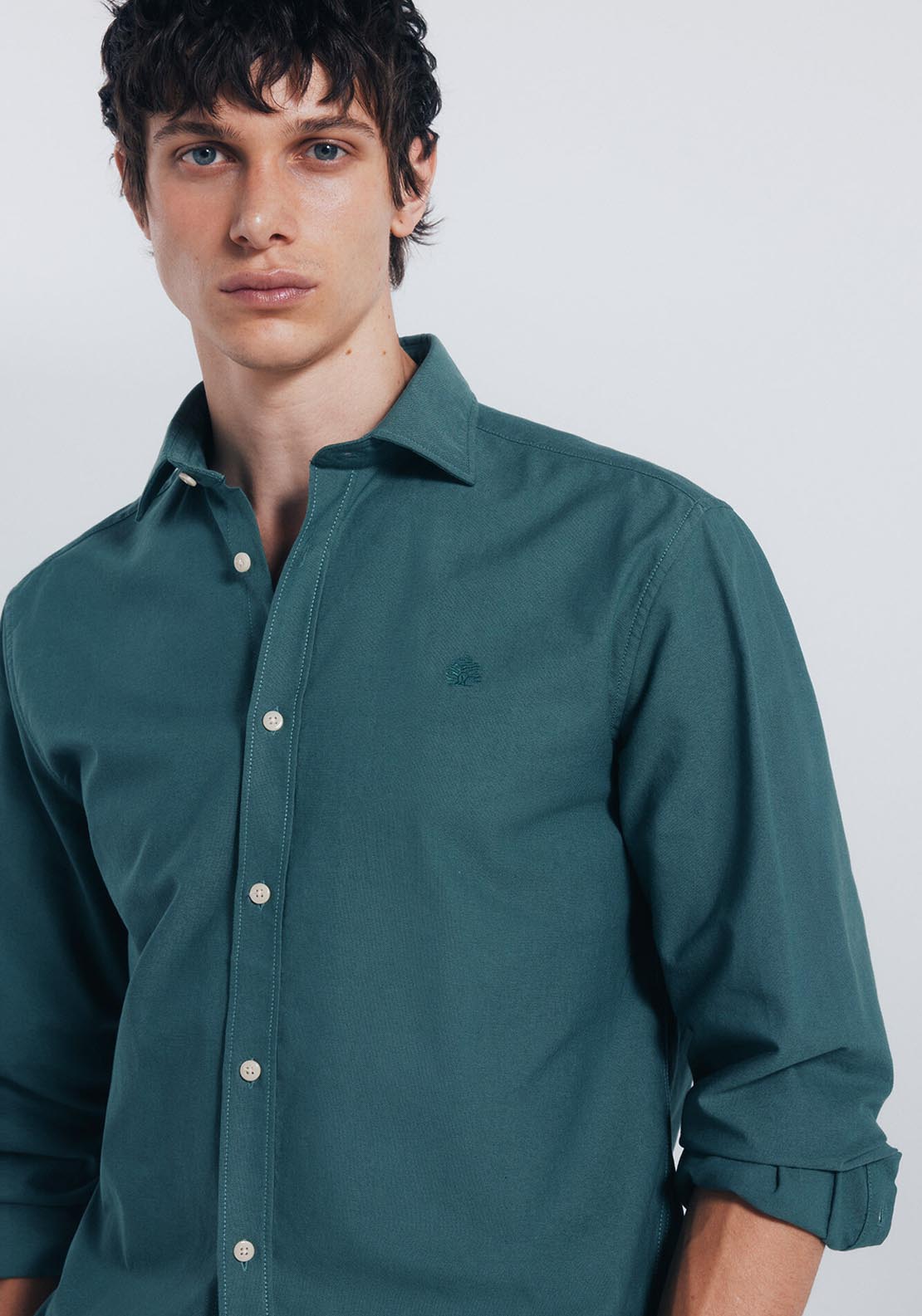 Lightweight Oxford Shirt - Green