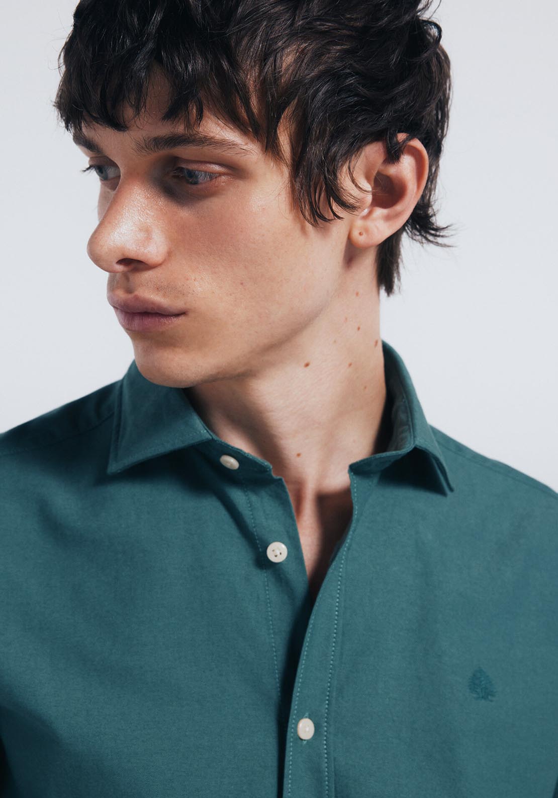 Lightweight Oxford Shirt - Green