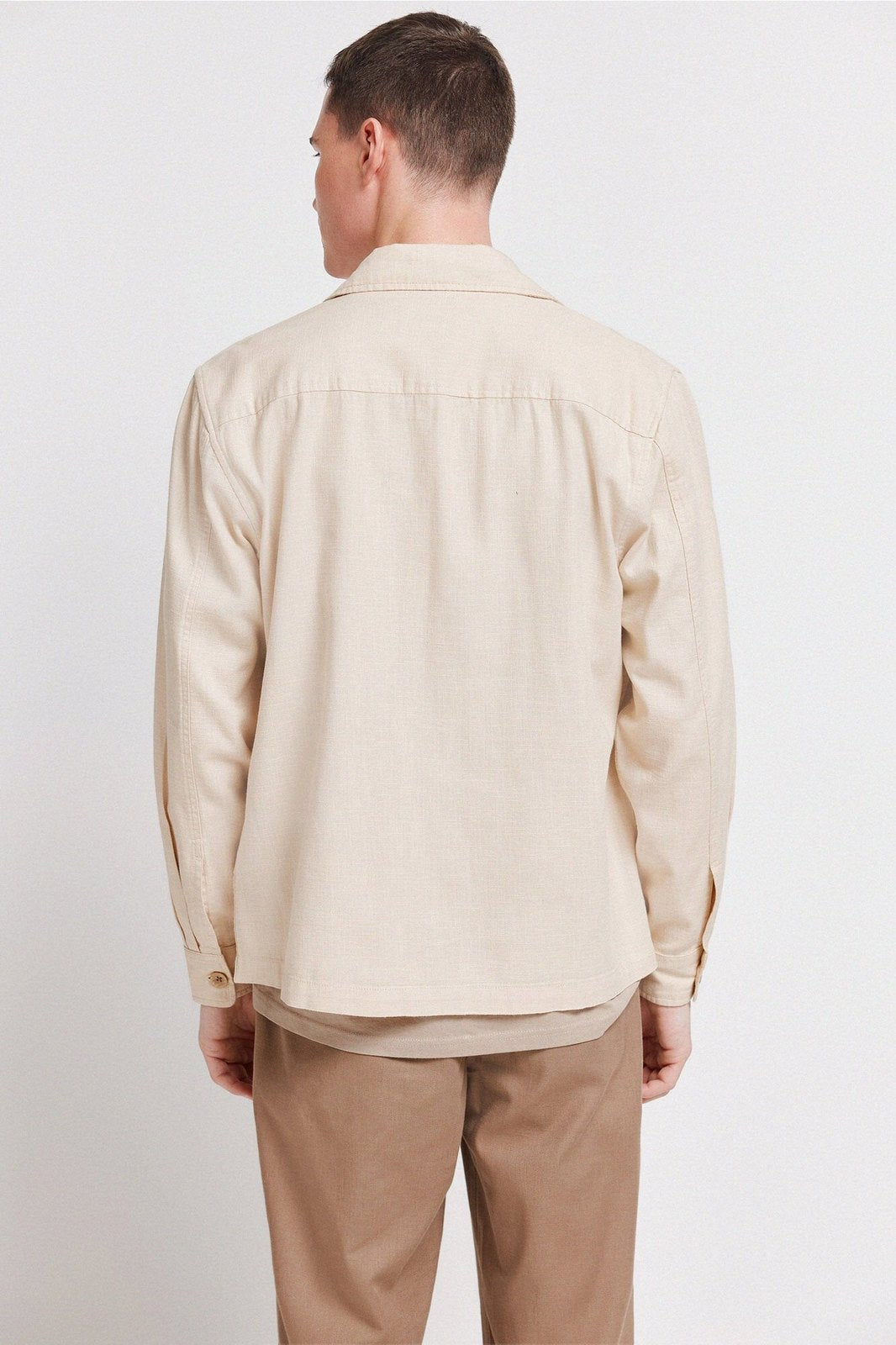 Lightweight Overshirt - Beige